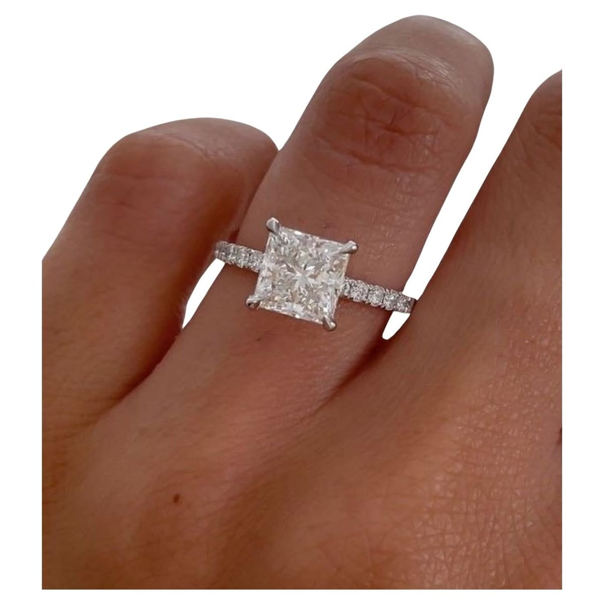 „Estelle“ Princess Eternity Lab grown Diamant Ringe Lab Diamond Labgrownlove Handgefertigt Jetzt einkaufen strahlend