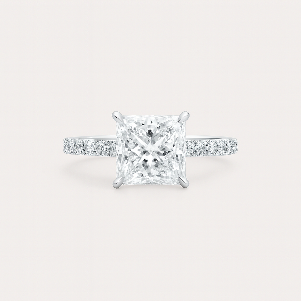 „Estelle“ Princess Eternity Lab grown Diamant Ringe Lab Diamond Labgrownlove Handgefertigt Jetzt einkaufen prinzess