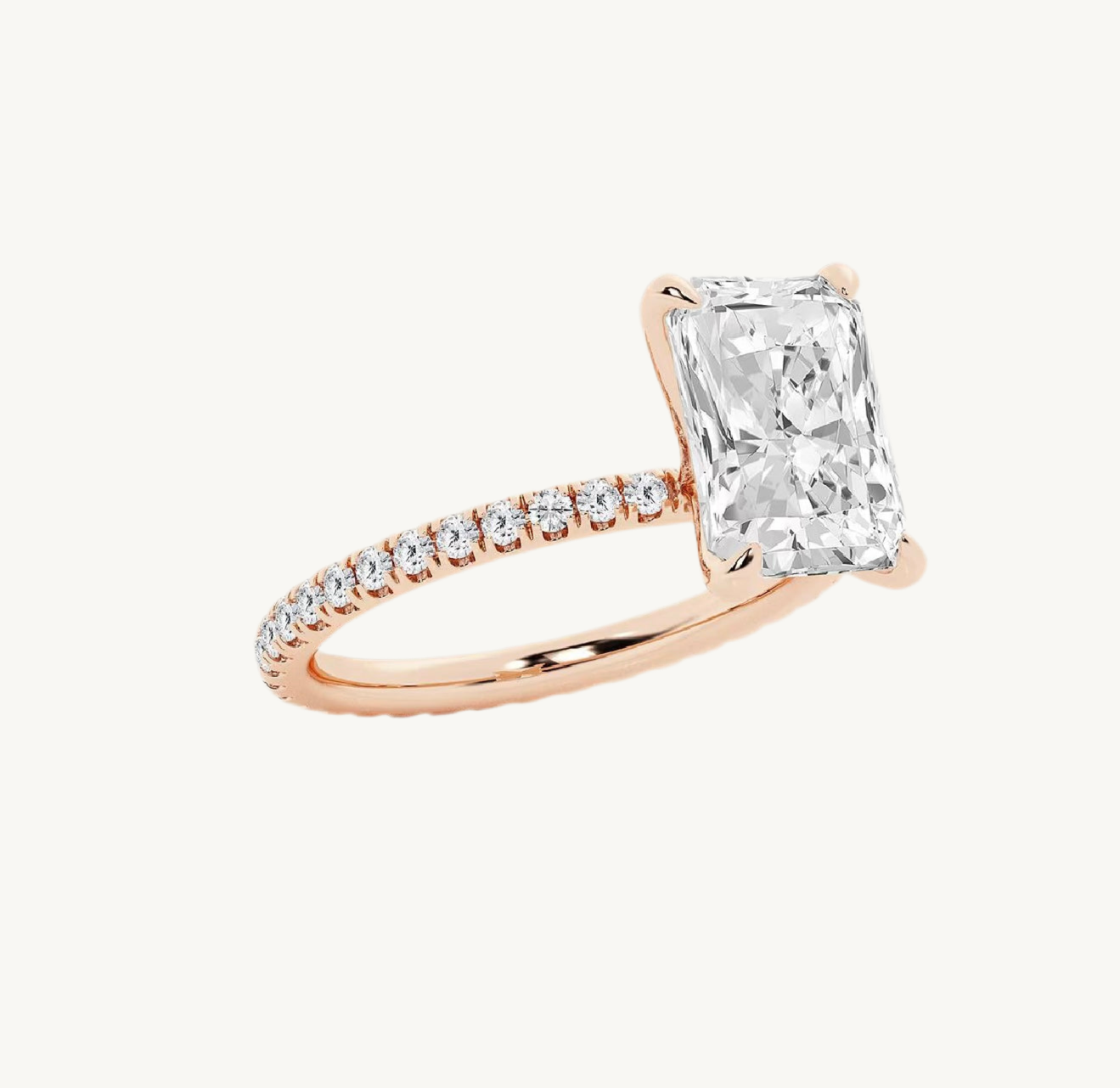 „Roya“ Radiant Eternity Lab grown Diamant Ringe Lab Diamond Labgrownlove Handgefertigt Jetzt einkaufen rose gold