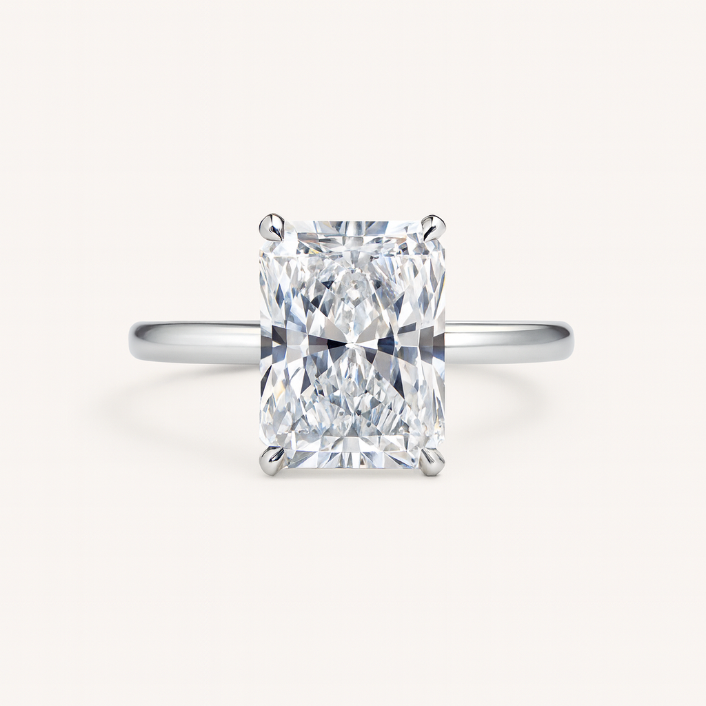 „Jenny“ Solitär Radiant Lab grown Diamant Verlobungsring Ringe Lab Diamond Labgrownlove Handgefertigt Jetzt einkaufen