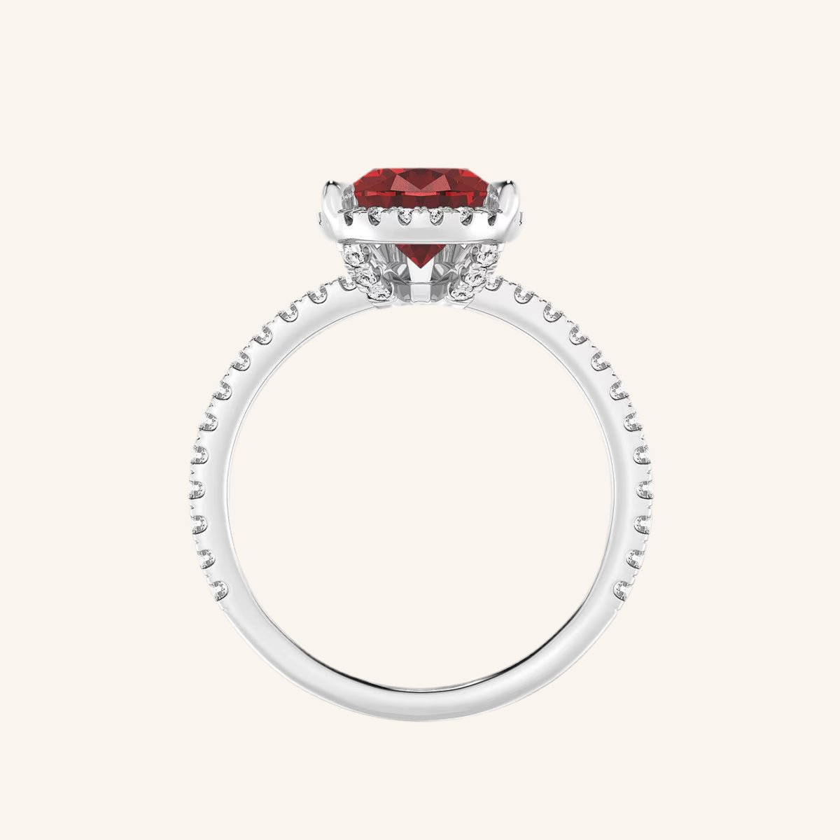 „Diana“ Halo Tropfen Lab grown Diamant Ringe Lab Diamond Labgrownlove Handgefertigt Jetzt einkaufen silber ring