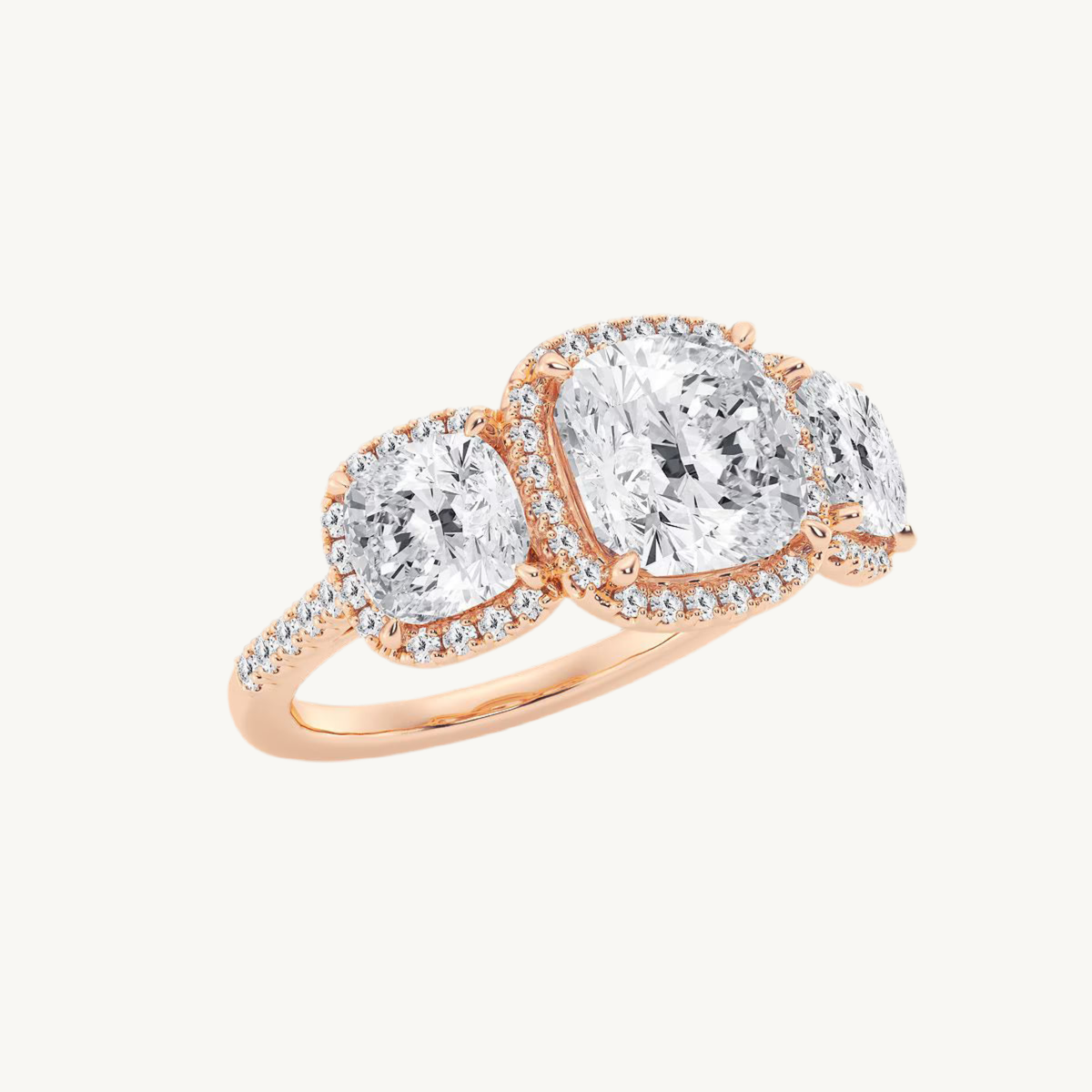 „Maya“ Kissen Lab grown Diamant Ringe Lab Diamond Labgrownlove Handgefertigt Jetzt einkaufen rose gold verlobung ring