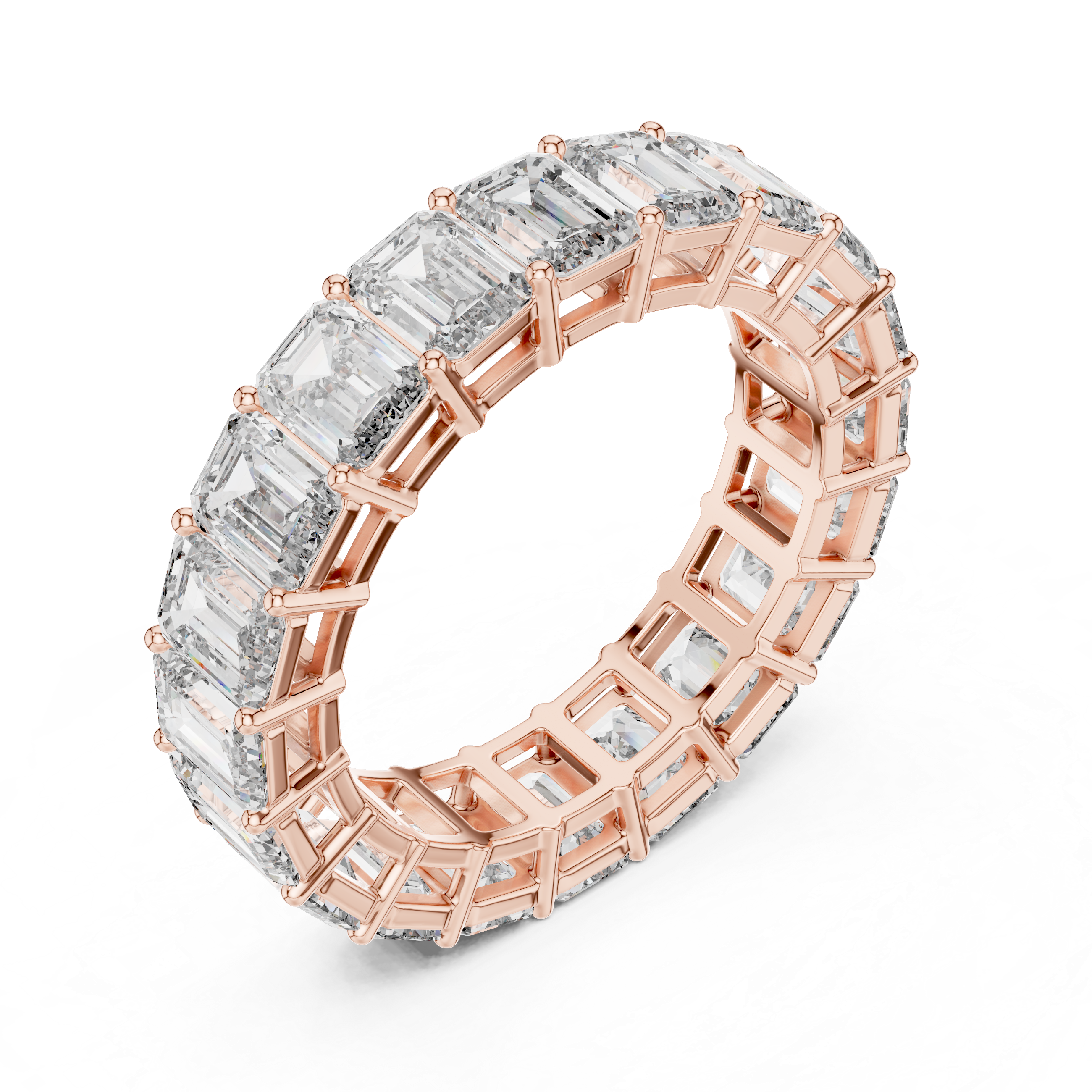 Maya – Emerald Verlobungsring, laborgezüchtete Diamanten