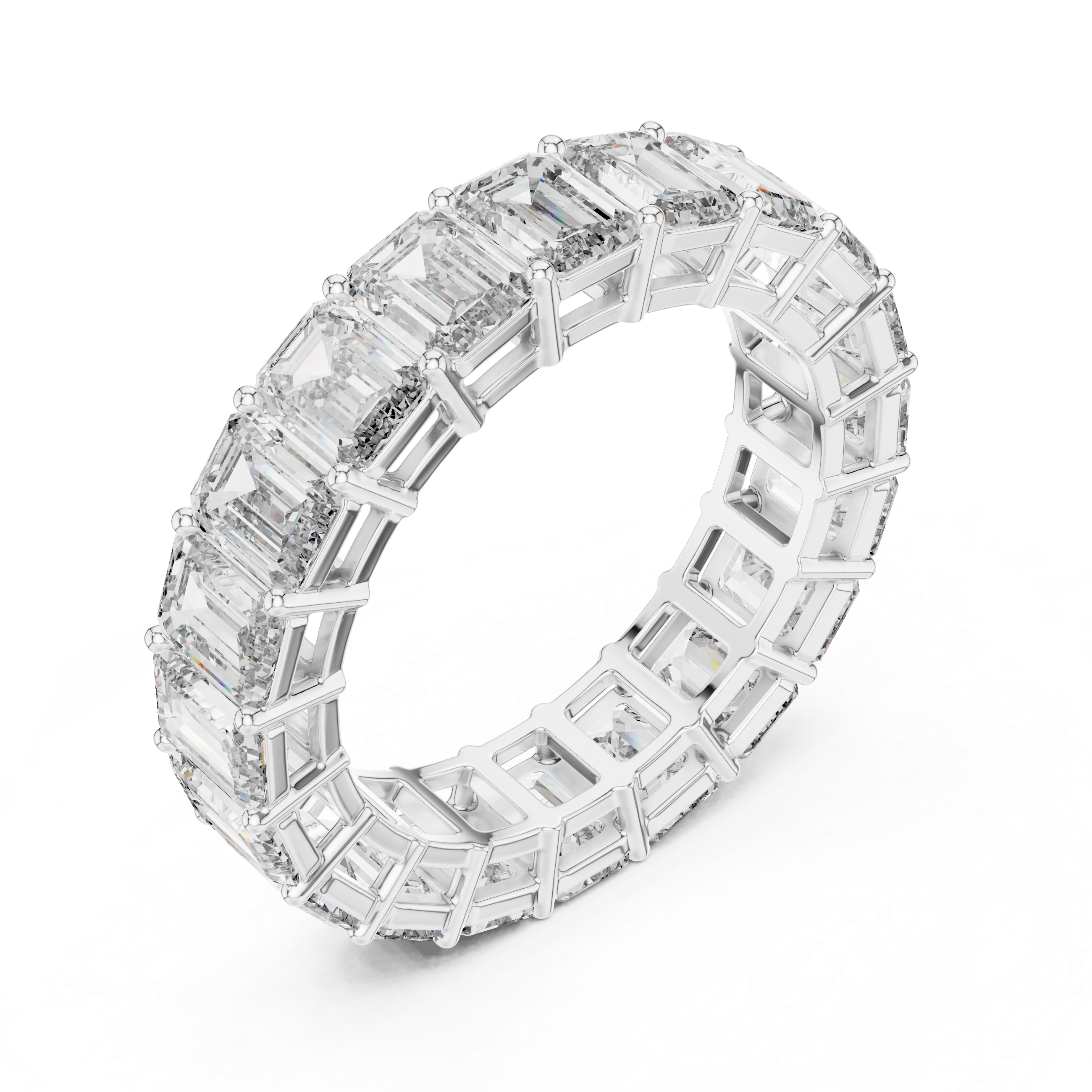 Maya – Emerald Verlobungsring, laborgezüchtete Diamanten