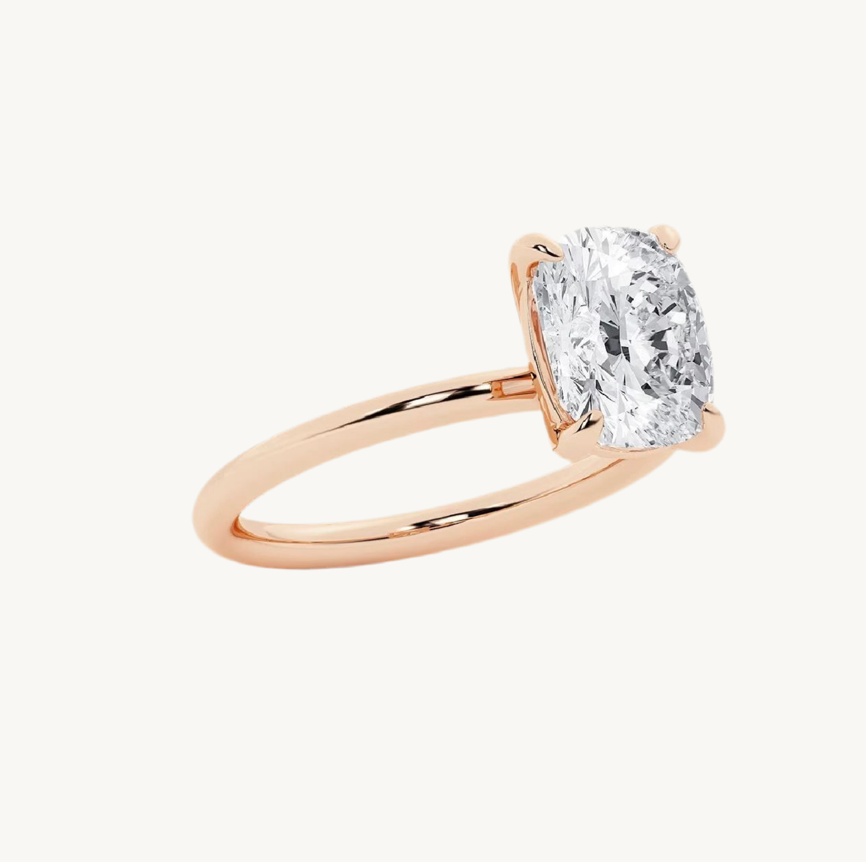 ,,Victoria“ Elongated Cushion Solitär Lab grown Diamant Ringe Lab Diamond Labgrownlove Handgefertigt Jetzt einkaufen
