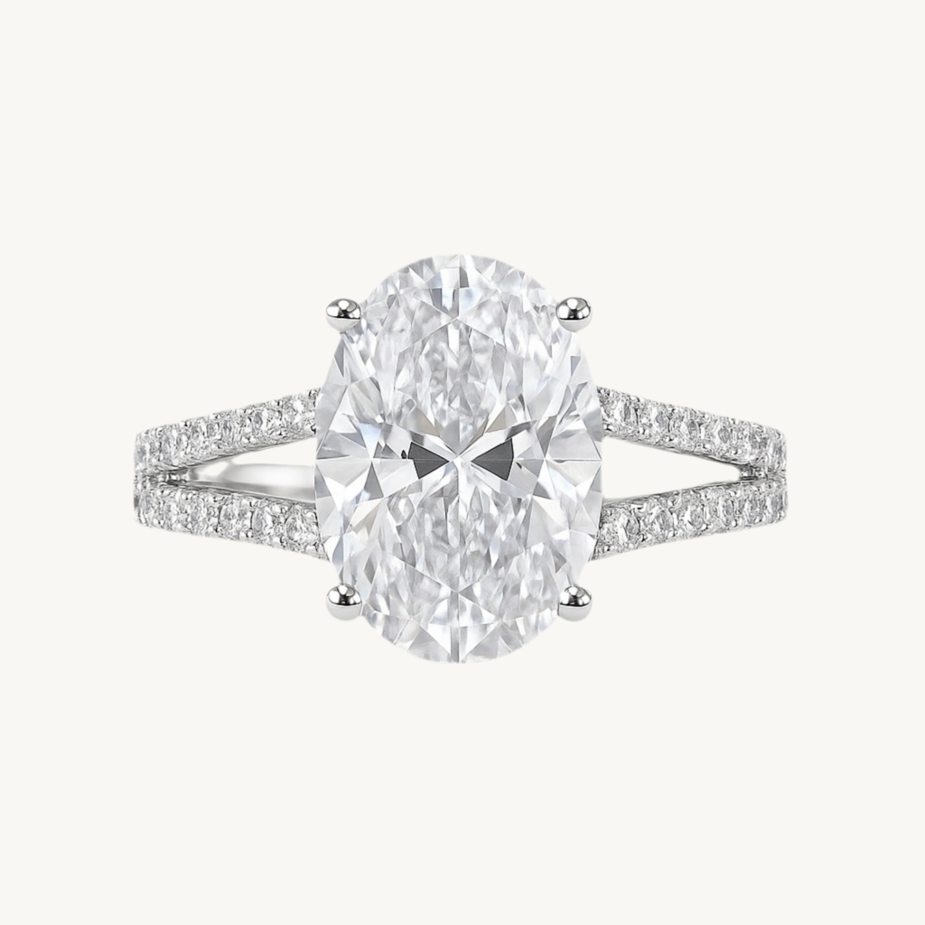 Jess Eternity Oval Lab grown Diamant | Verlobungsring Ringe Lab Diamond Labgrownlove Handgefertigt Jetzt einkaufen oval