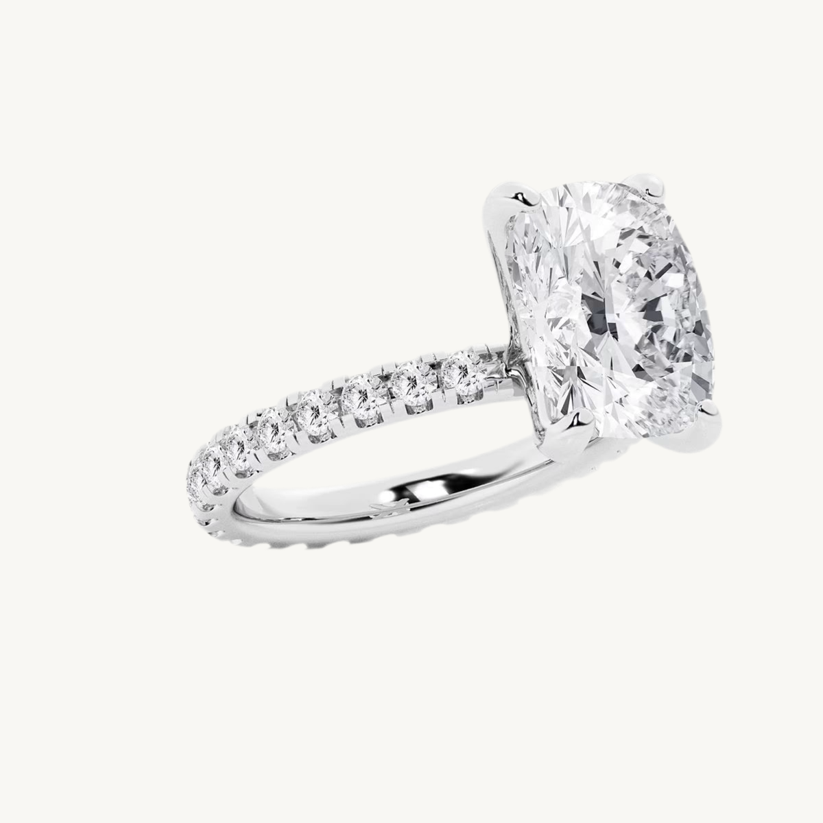 „Lori“ Eternity Kissen Lab grown Diamant Ringe Lab Diamond Labgrownlove Handgefertigt Jetzt einkaufen kissenschliff