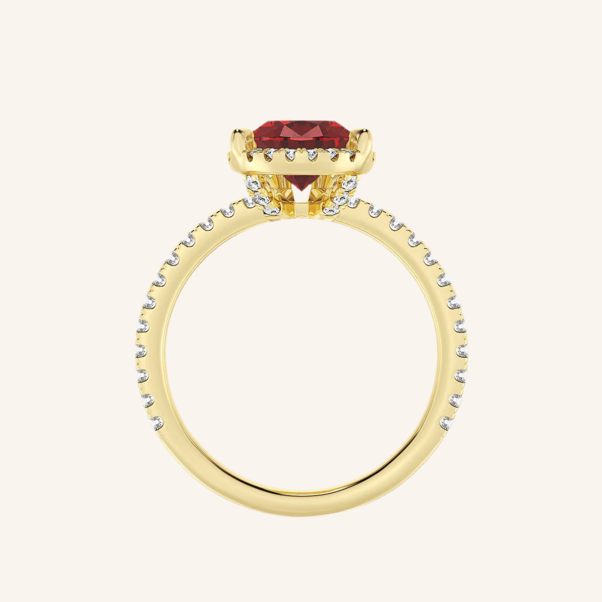 „Diana“ Halo Tropfen Lab grown Diamant Ringe Lab Diamond Labgrownlove Handgefertigt Jetzt einkaufen gold ring