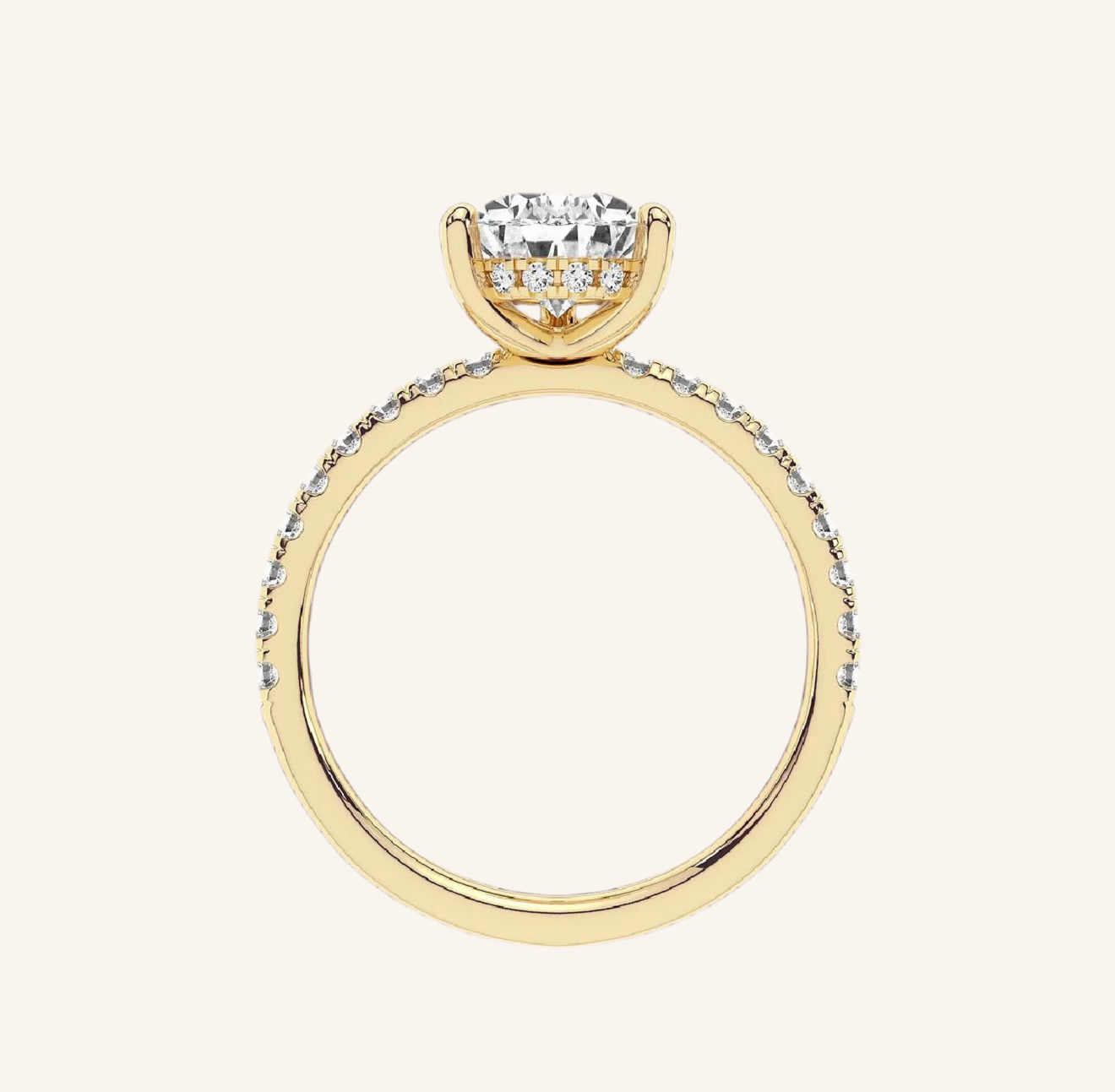 Inna Verlobungsring – Tropfen (Pear Cut) Lab grown Diamant in Gold & Platin Ringe Lab Diamond Labgrownlove