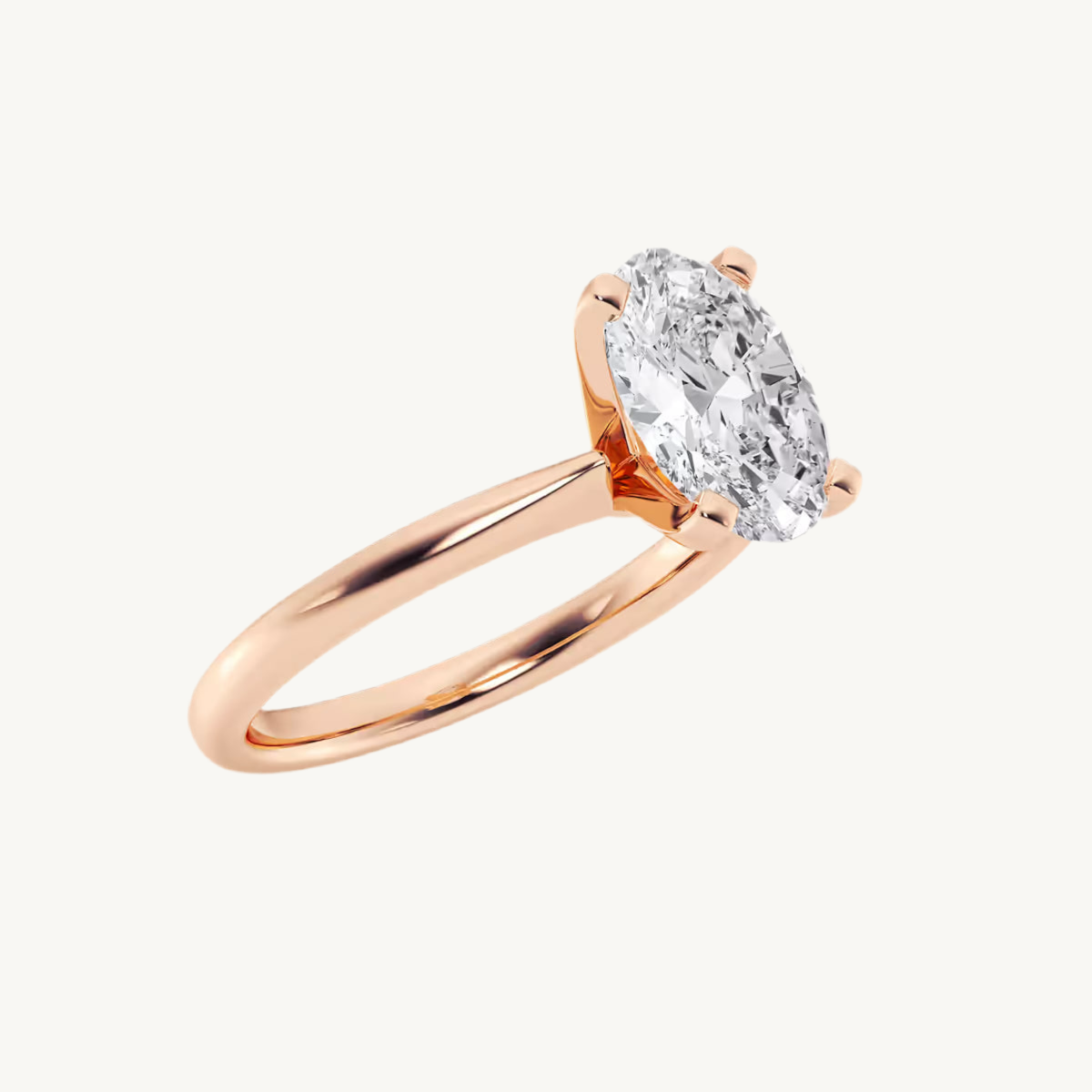 „Mira“ Oval Lab grown Diamant Ringe Lab Diamond Labgrownlove Handgefertigt Jetzt einkaufen rose gold verlobung ring