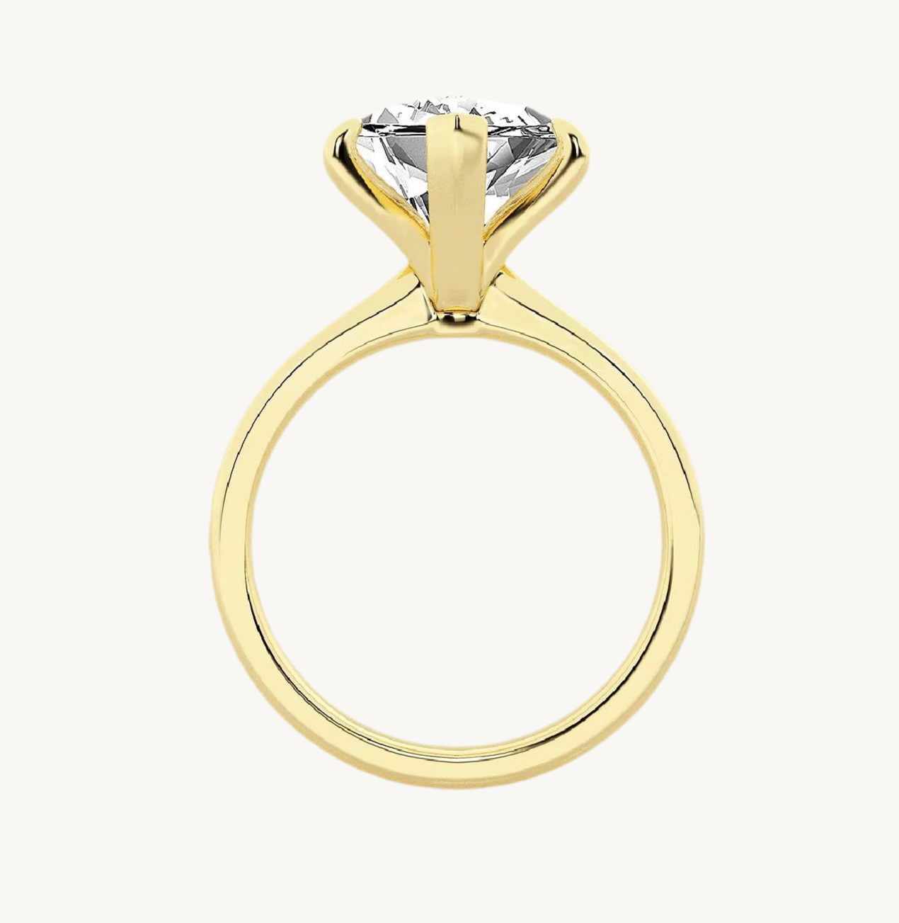 ,,Lisa“ Herz Solitär Lab grown Diamant Ringe Lab Diamond Labgrownlove Handgefertigt Jetzt einkaufen gelb gold solitär