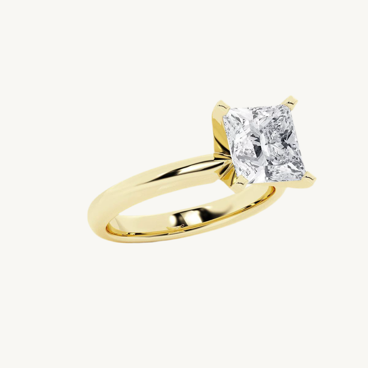 „Elainé“ Princess Lab grown Diamant Ringe Lab Diamond Labgrownlove Handgefertigt Jetzt einkaufen gold verlobung ring