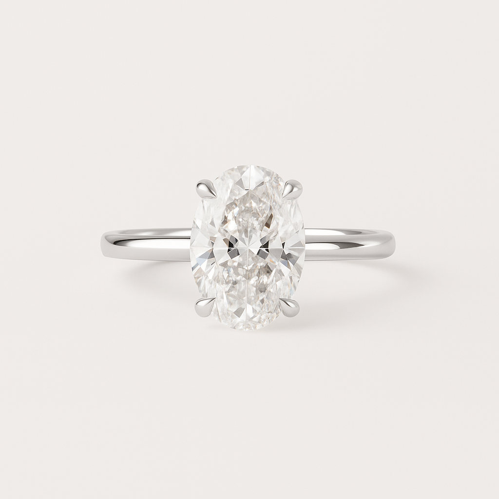„Mira“ Oval Lab grown Diamant Ringe Lab Diamond Labgrownlove Handgefertigt Jetzt einkaufen ovalschliff diamant