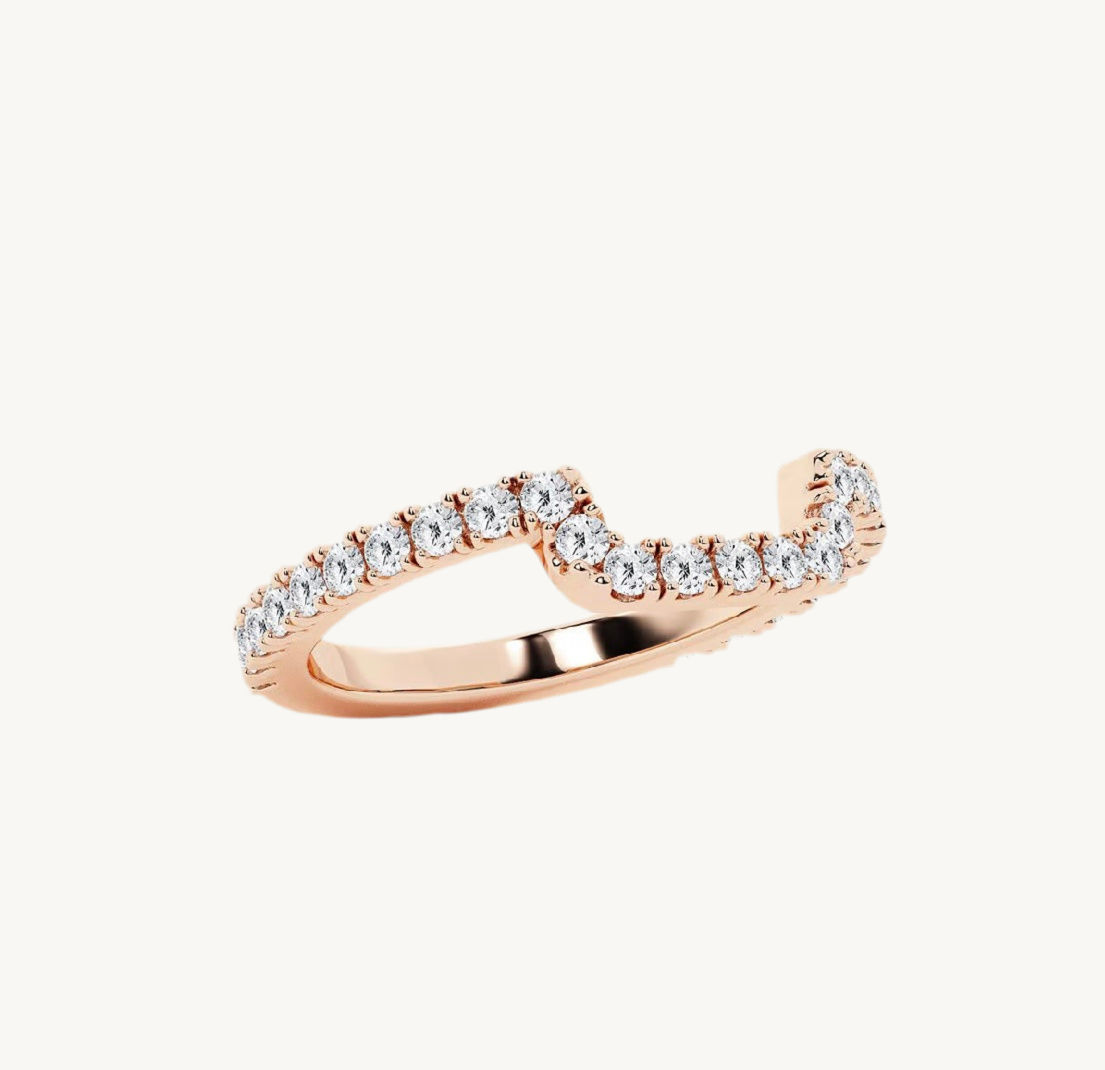 „Susi“ Band Brilliant Lab grown Diamant Ringe Lab Diamond Labgrownlove Handgefertigt Jetzt einkaufen rose gold