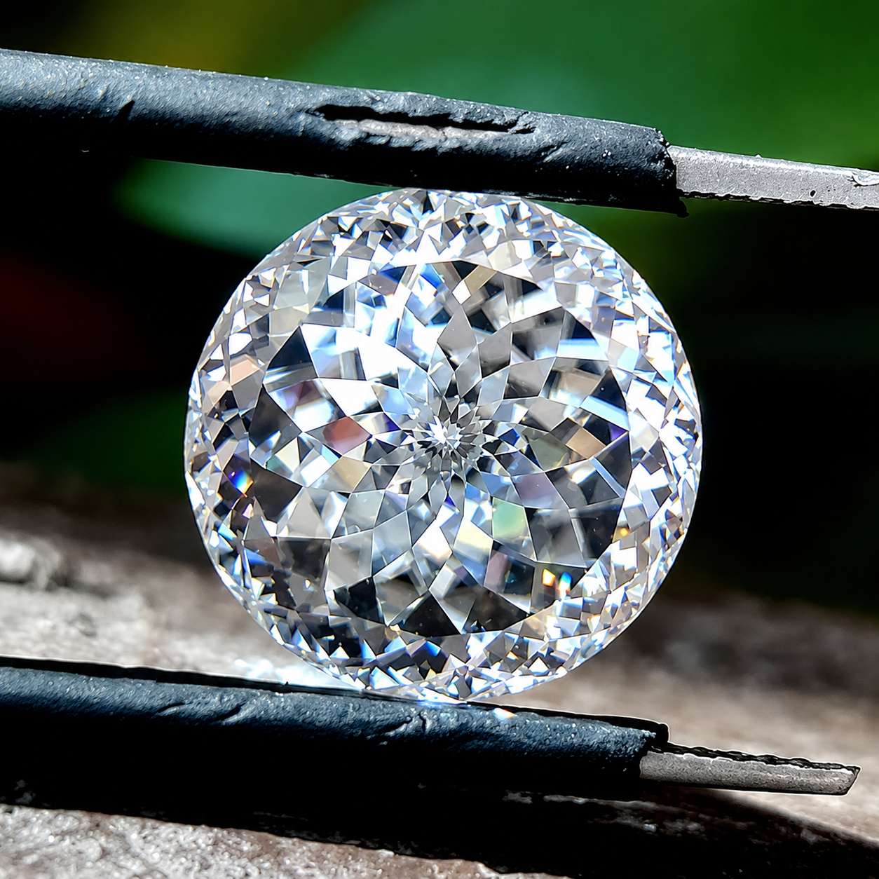 Melina - Portugues Rund Solitär Laborgezüchteter Diamant
