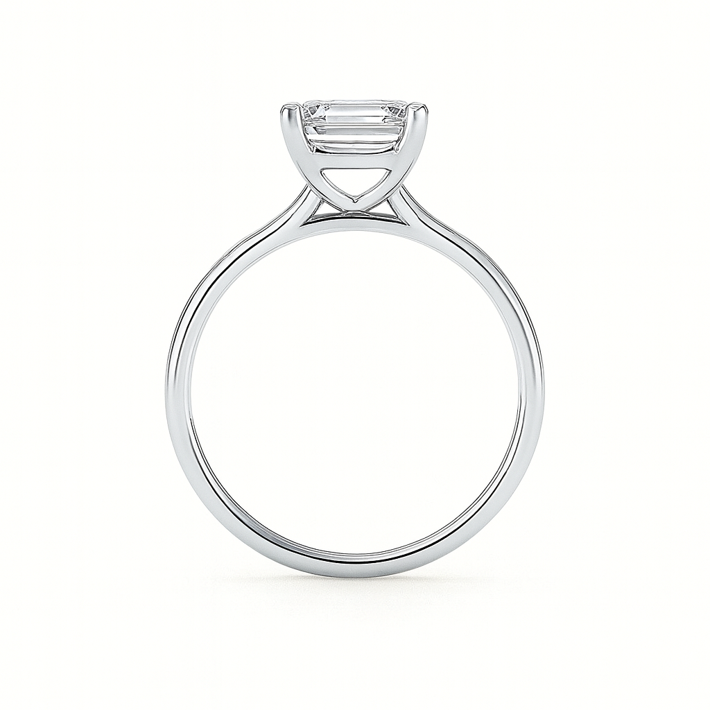 „Clara“ Solitär Asscher Lab grown Diamant Ringe Lab Diamond Labgrownlove Handgefertigt Jetzt einkaufen silber verlobung