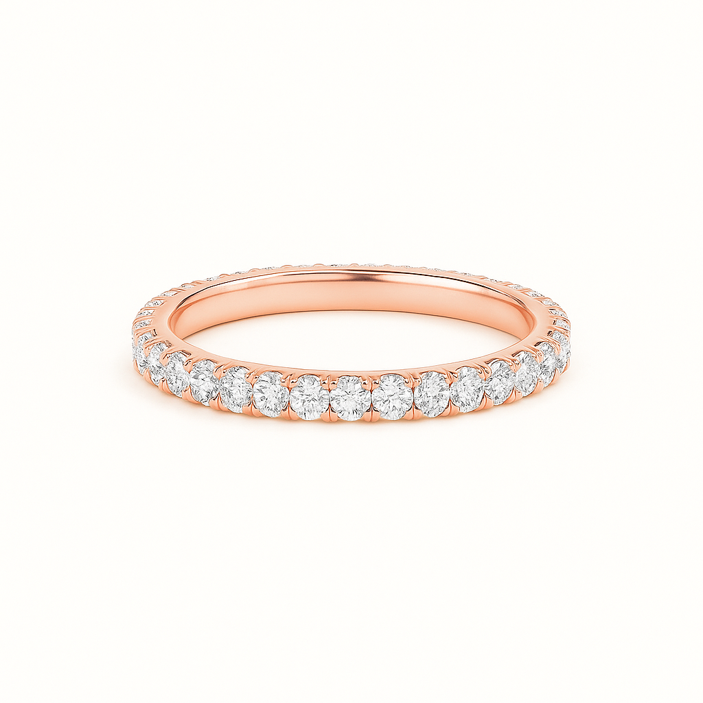 Eloise Verlobungsring | Runde Naturdiamanten in Gold & Platin Ringe Natural Diamond Labgrownlove Handgefertigt