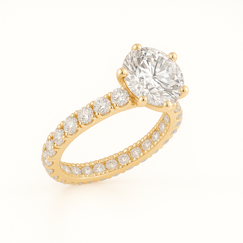 „Lizzy“ Eternity Brilliant Lab grown Diamant Ringe Lab Diamond Labgrownlove Handgefertigt Jetzt einkaufen gold