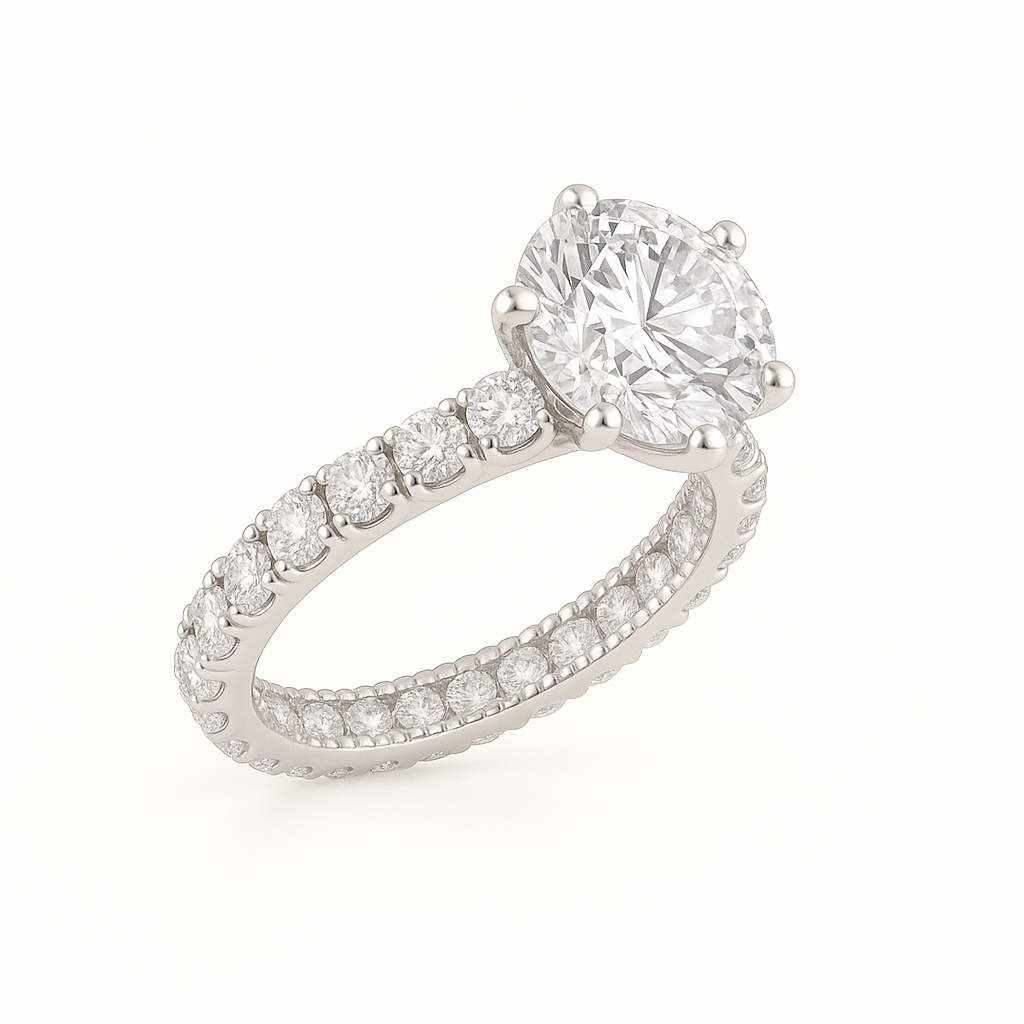 „Lizzy“ Eternity Brilliant Lab grown Diamant Ringe Lab Diamond Labgrownlove Handgefertigt Jetzt einkaufen silber