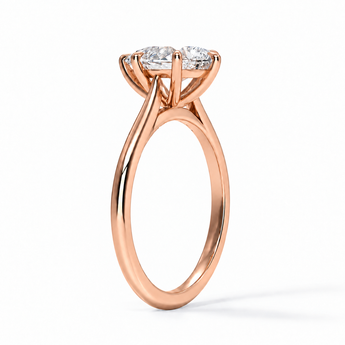 Liliana – Tropfen Cathedral Verlobungsring | Labordiamant