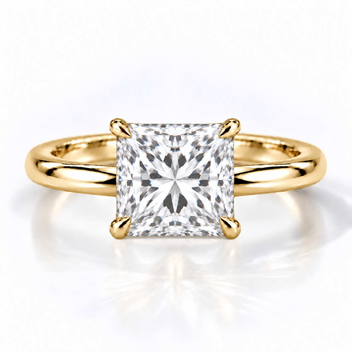 Malina – Princess Cathedral Verlobungsring | Labordiamant