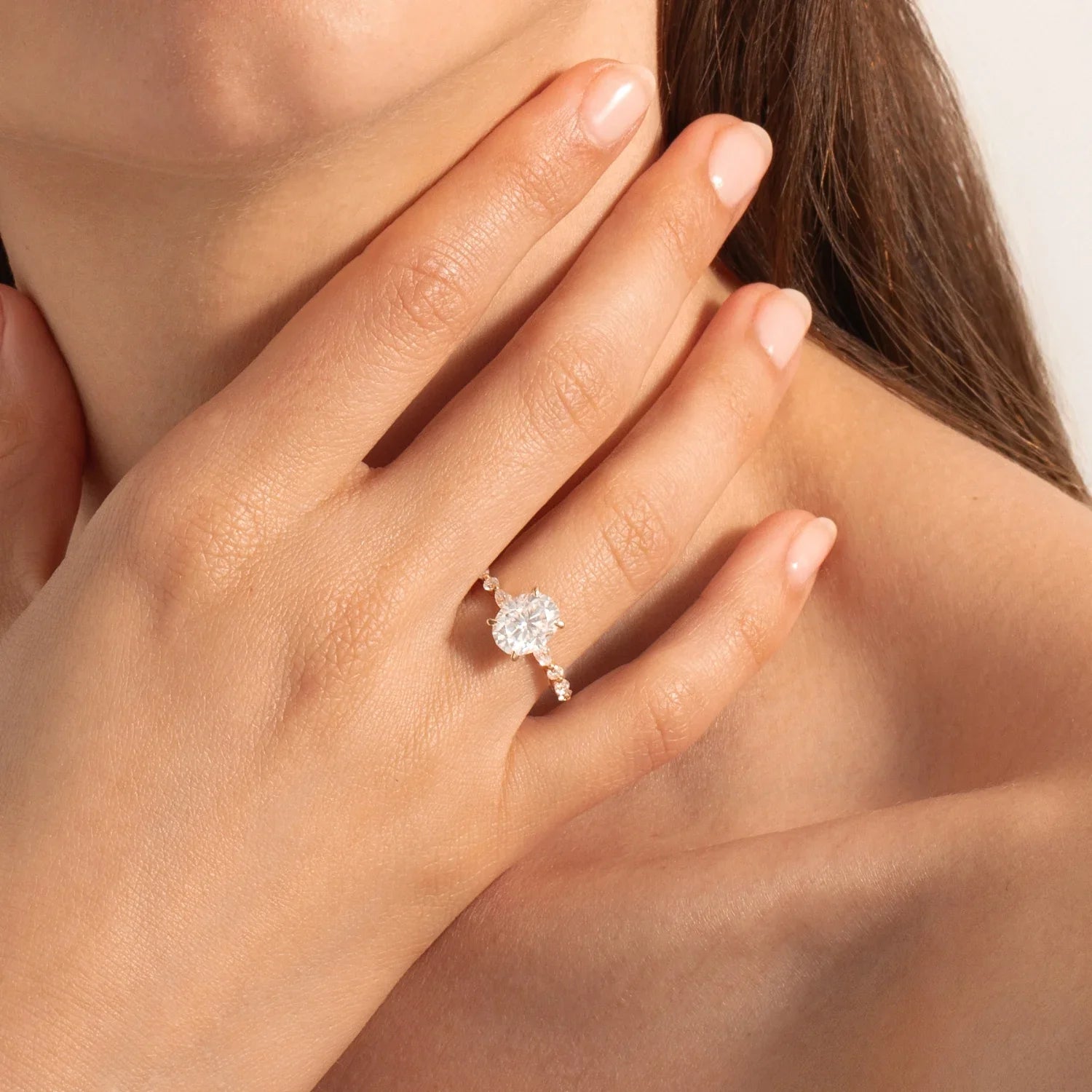 Chelsea Oval Lab grown Diamant | Verlobungsring Ringe Lab Diamond Labgrownlove Handgefertigt Jetzt einkaufen
