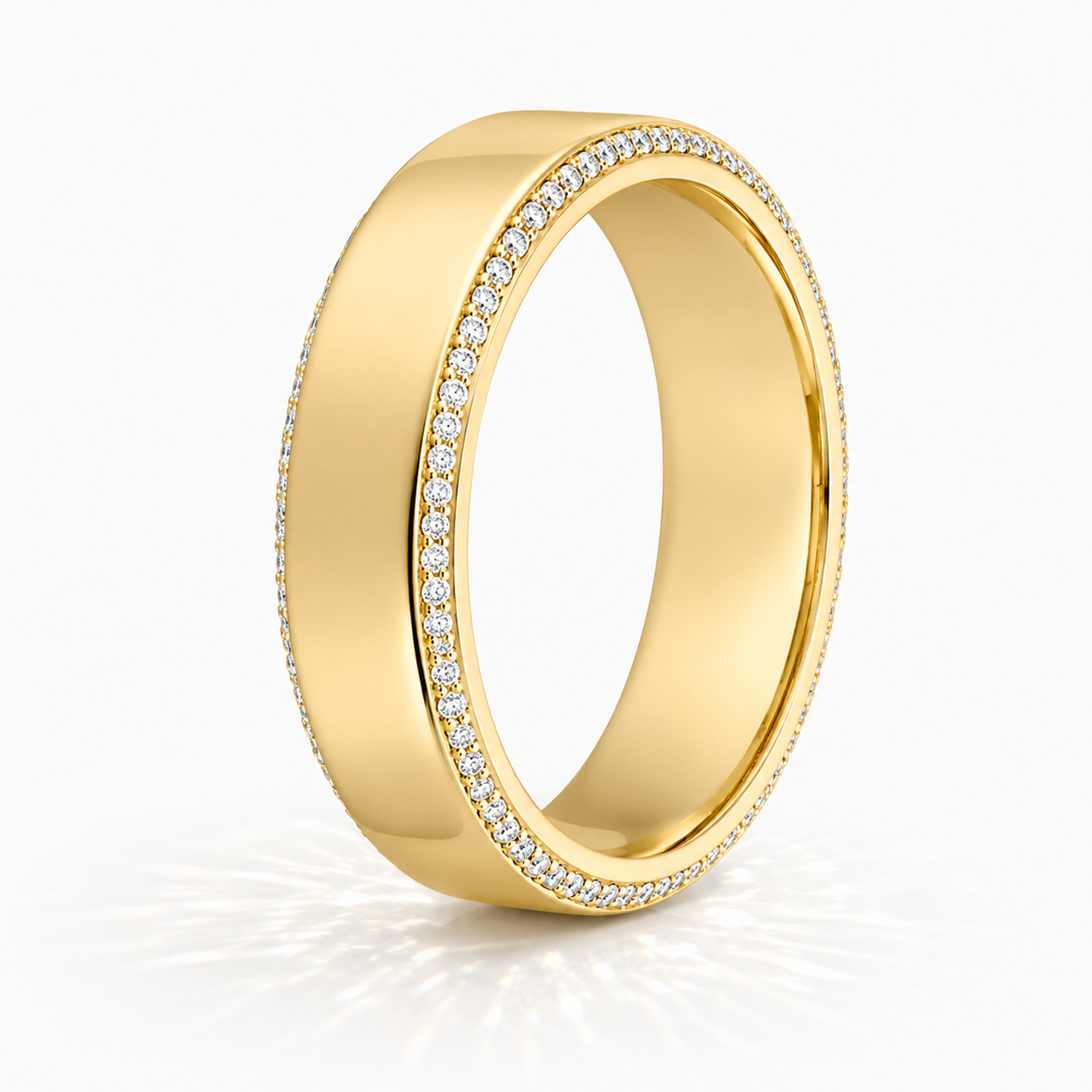 Anahita – Eleganter Ehering aus 14K Gelbgold, klassisch poliert, schlicht & zeitlos, handgefertigt