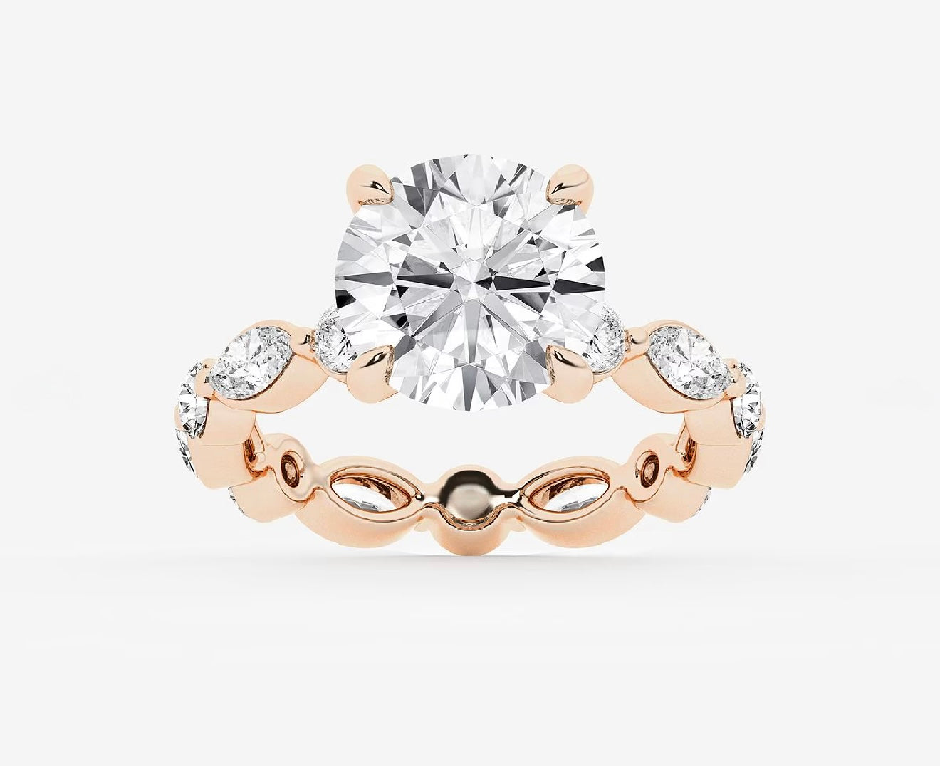 „Daisy“ Eternity Brilliant Lab grown Diamant Ringe Lab Diamond Labgrownlove Handgefertigt Jetzt einkaufen rose gold