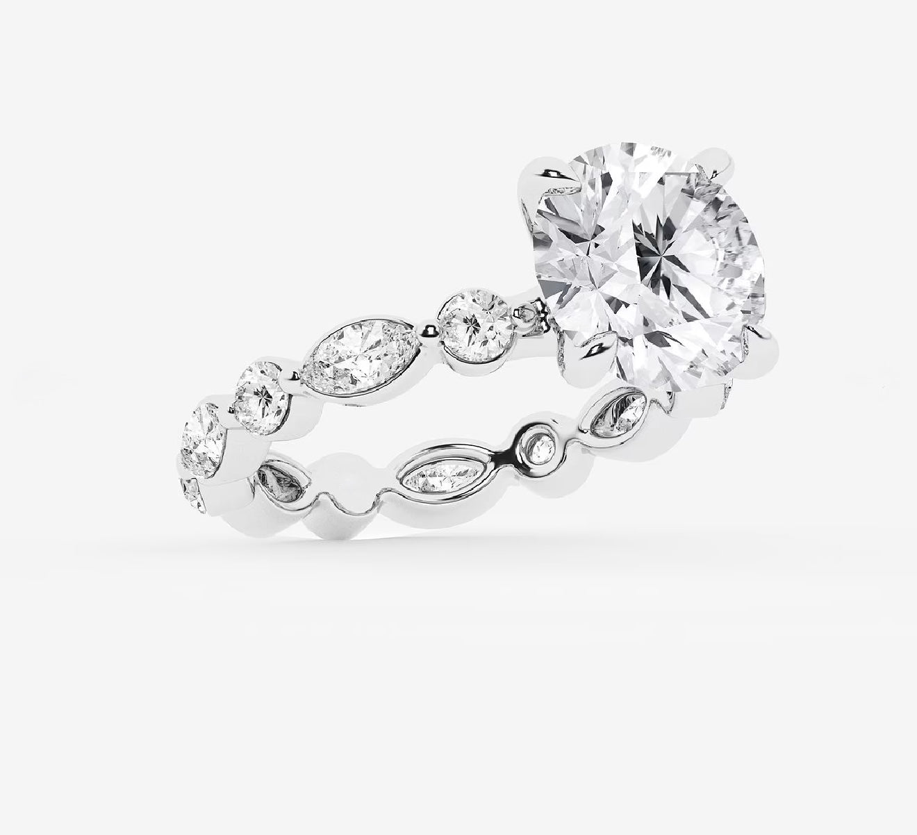 „Daisy“ Eternity Brilliant Lab grown Diamant Ringe Lab Diamond Labgrownlove Handgefertigt Jetzt einkaufen silber