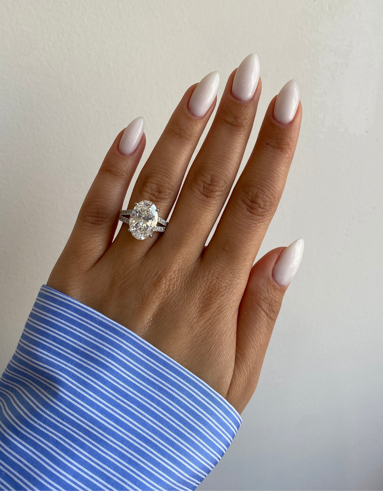 Jess Eternity Oval Lab grown Diamant | Verlobungsring Ringe Lab Diamond Labgrownlove Handgefertigt Jetzt einkaufen
