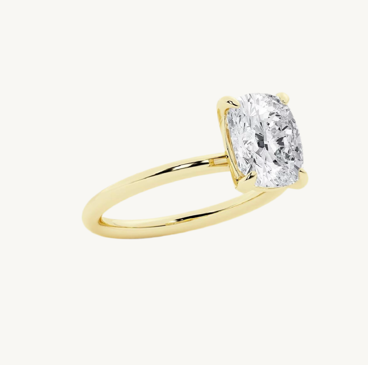,,Victoria“ Elongated Cushion Solitär Lab grown Diamant Ringe Lab Diamond Labgrownlove Handgefertigt Jetzt einkaufen