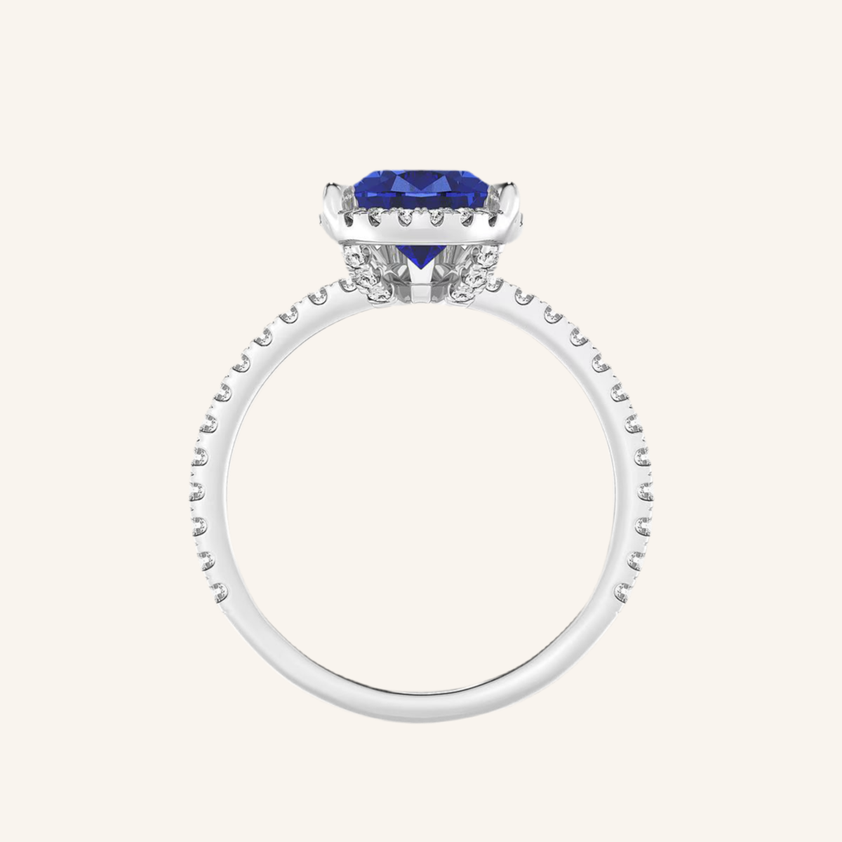 „Diana“ Halo Tropfen Lab grown Diamant Ringe Lab Diamond Labgrownlove Handgefertigt Jetzt einkaufen weiß gold platin