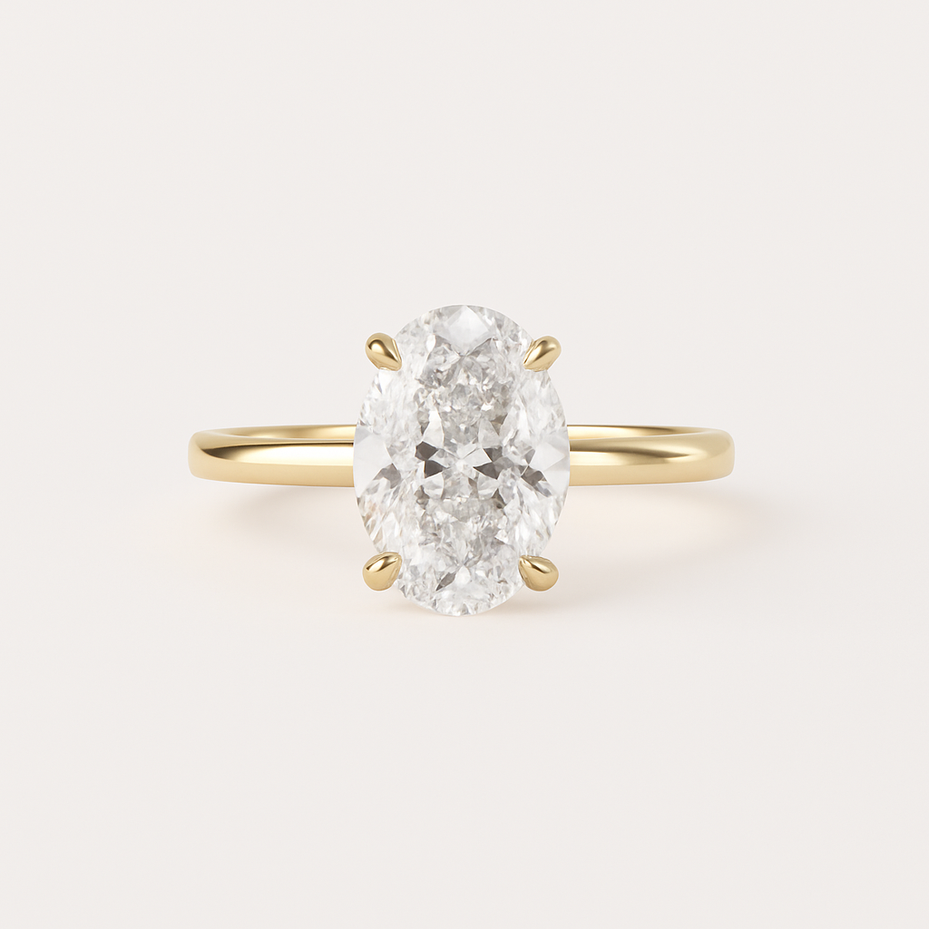 „Mira“ Oval Lab grown Diamant Ringe Lab Diamond Labgrownlove Handgefertigt Jetzt einkaufen ovalschliff diamant
