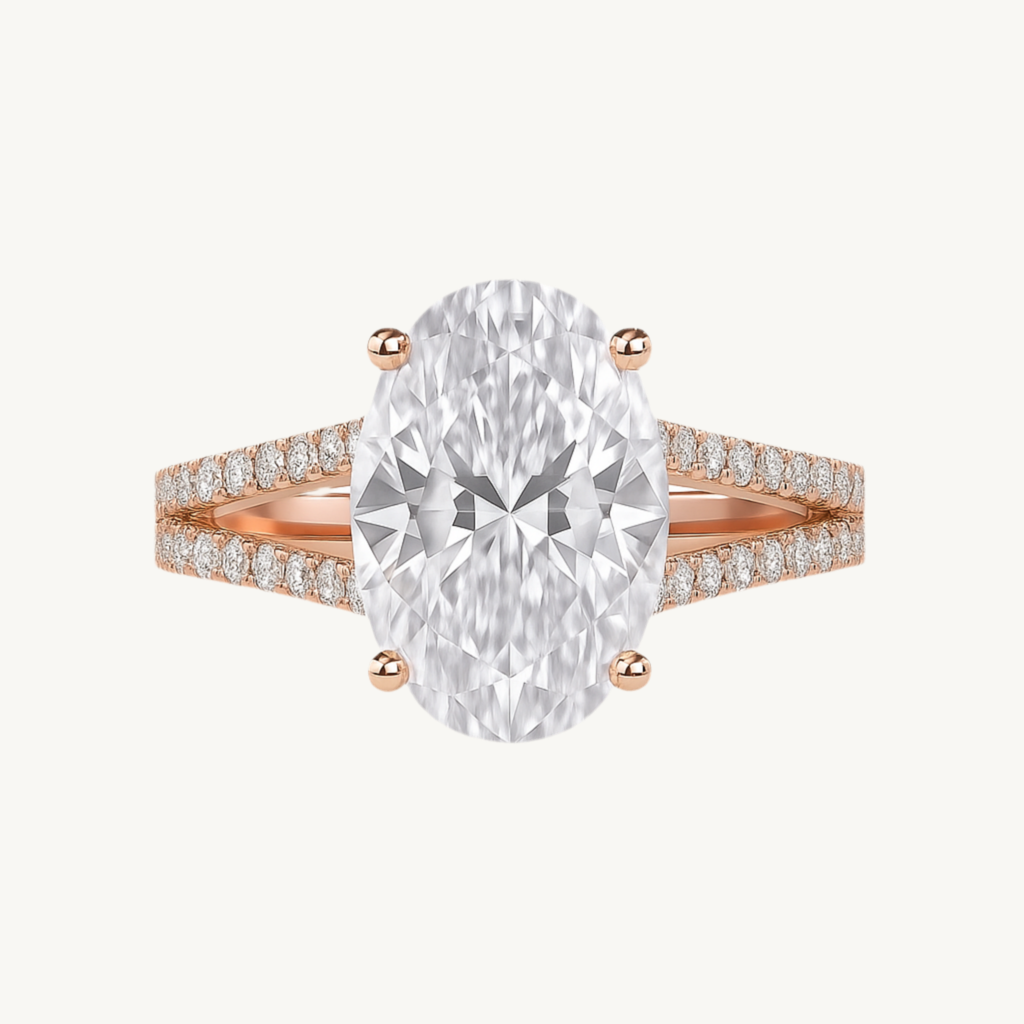 Jess Eternity Oval Lab grown Diamant | Verlobungsring Ringe Lab Diamond Labgrownlove Handgefertigt Jetzt einkaufen