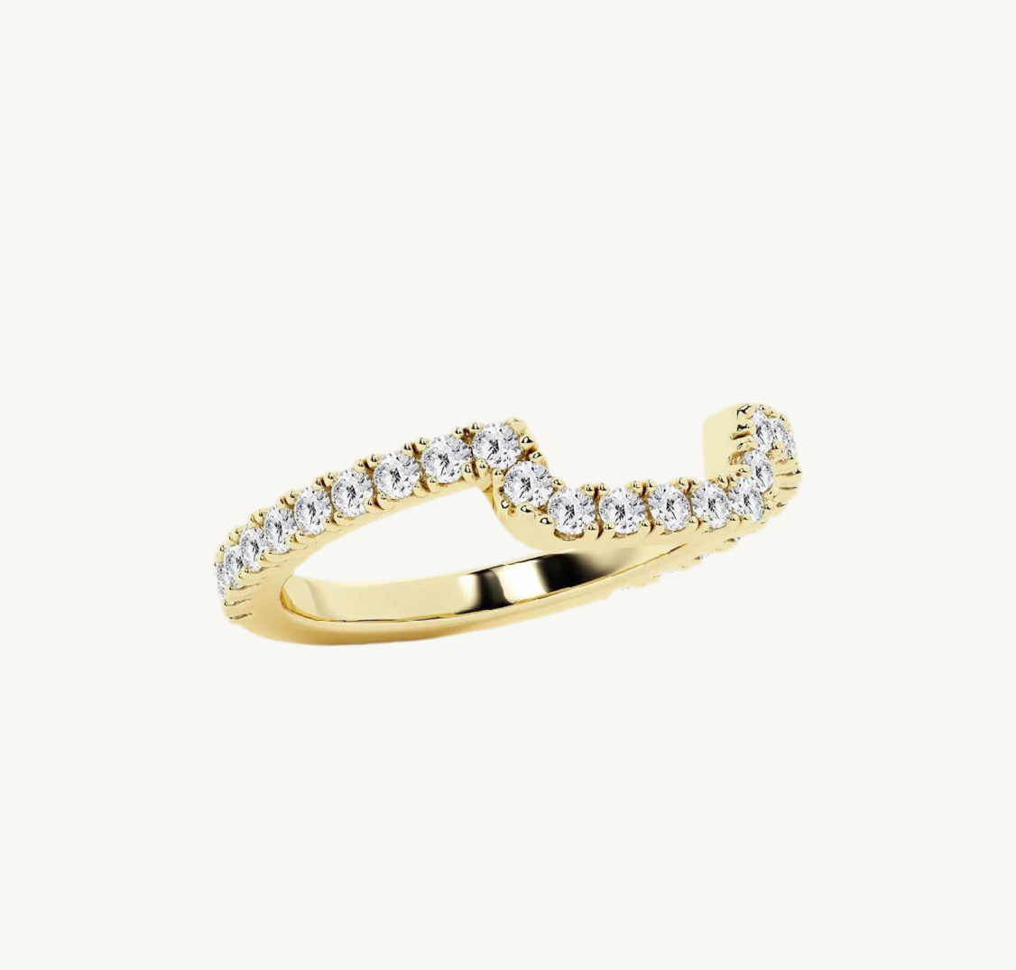 „Susi“ Band Brilliant Lab grown Diamant Ringe Lab Diamond Labgrownlove Handgefertigt Jetzt einkaufen gelb gold