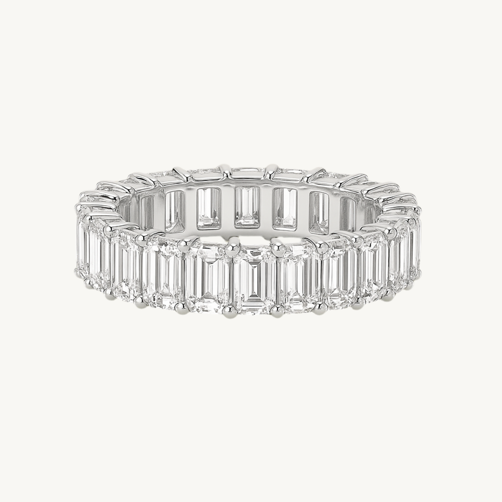 ,,Maya“ Emerald Lab grown Diamant Verlobungsring Ringe Lab Diamond Labgrownlove Handgefertigt Jetzt einkaufen silber