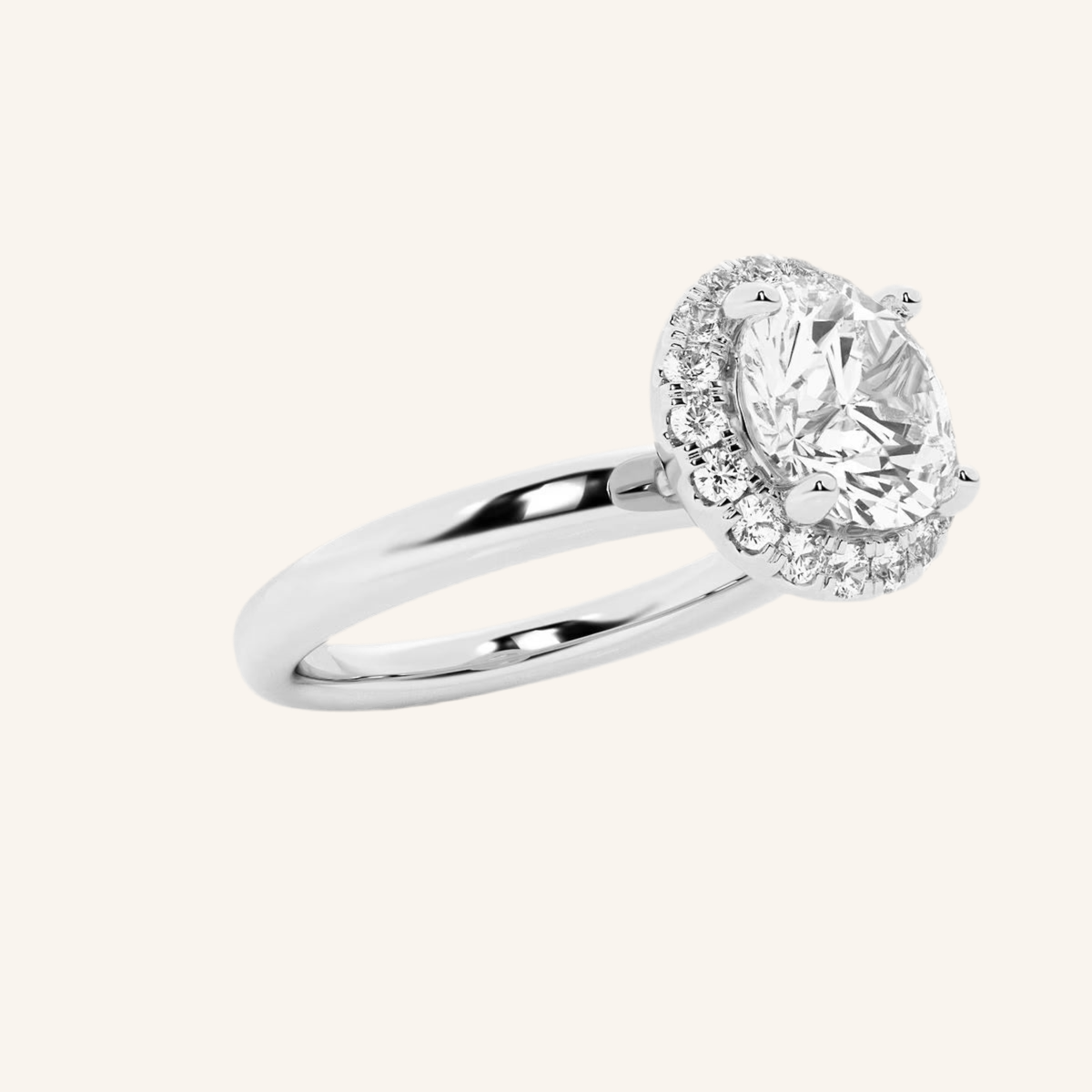 „Hailey“ Halo Brilliant Lab grown Diamant Verlobungsring Ringe Lab Diamond Labgrownlove Handgefertigt Jetzt einkaufen