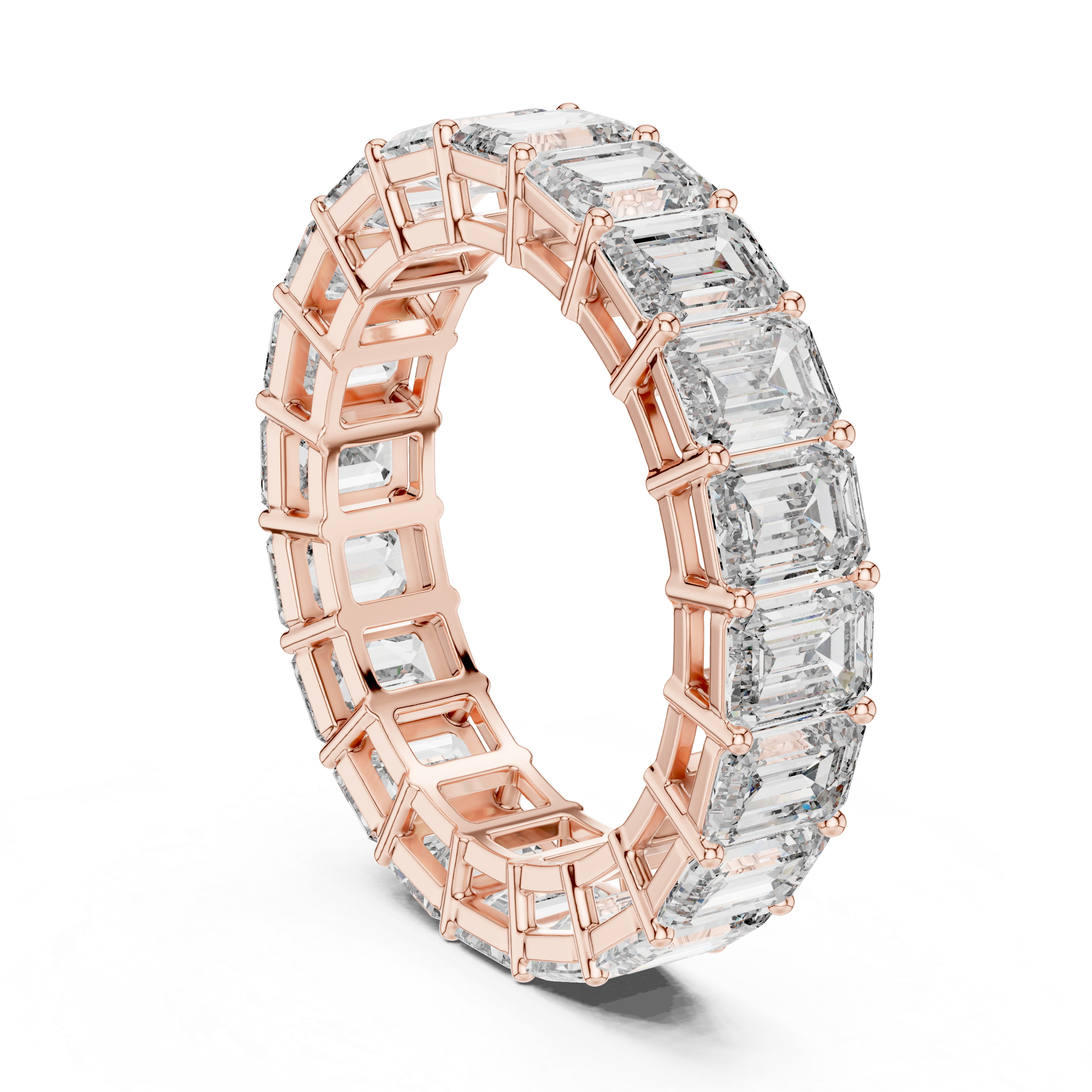 Maya – Emerald Verlobungsring, laborgezüchtete Diamanten