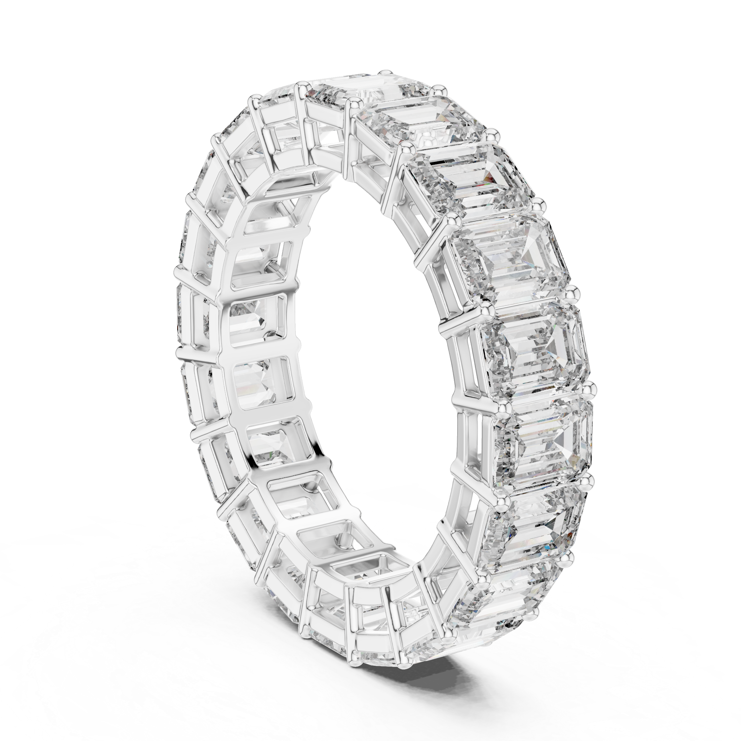 Maya – Emerald Verlobungsring, laborgezüchtete Diamanten
