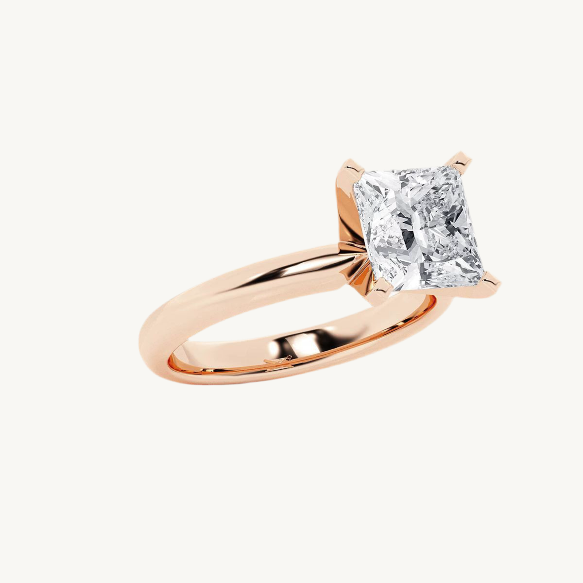 „Elainé“ Princess Lab grown Diamant Ringe Lab Diamond Labgrownlove Handgefertigt Jetzt einkaufen rose gold verlobung