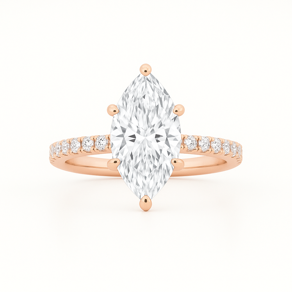 „Bery“ Marquise Eternity Lab grown Diamant Ringe Lab Diamond Labgrownlove Handgefertigt Jetzt einkaufen rose gold