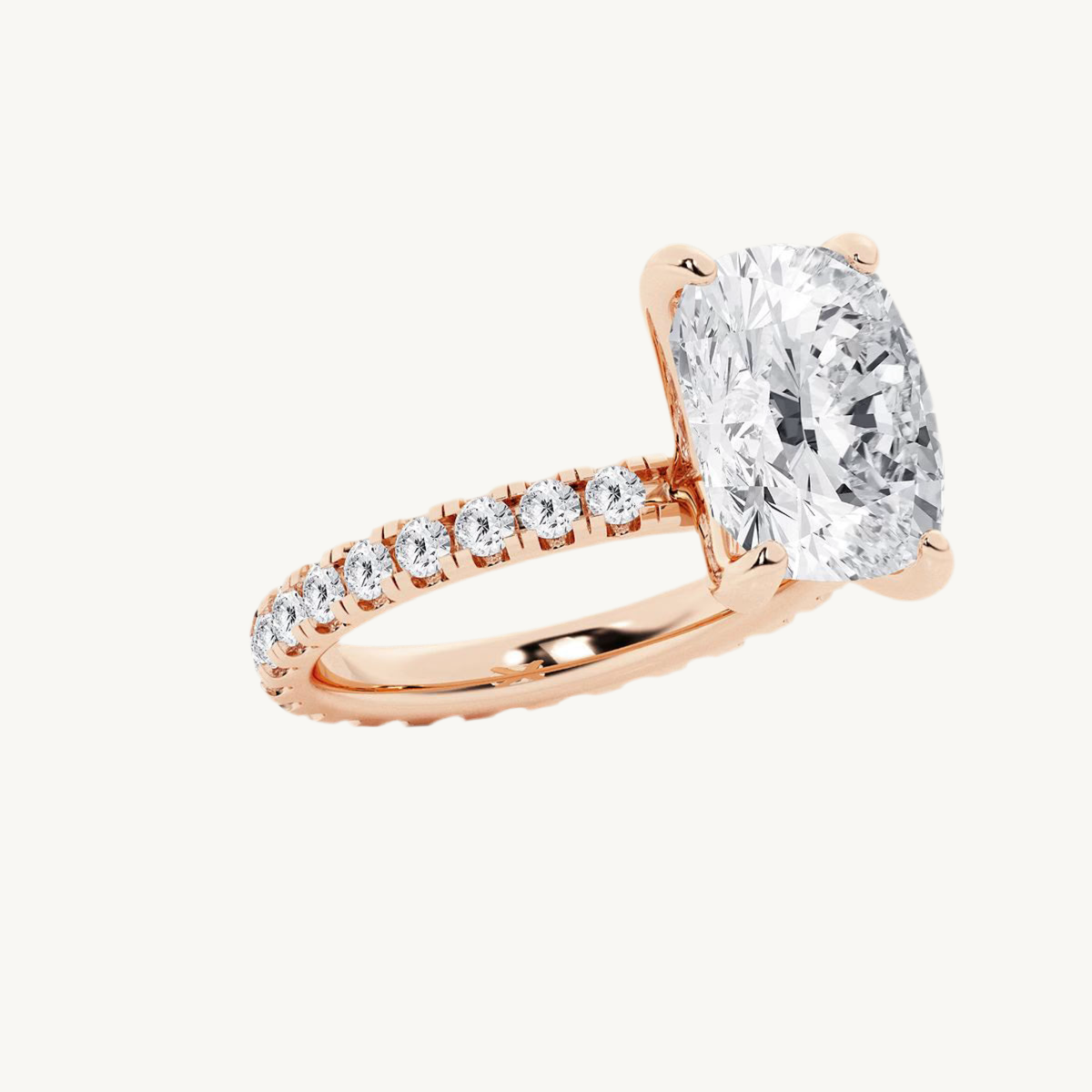 „Lori“ Eternity Kissen Lab grown Diamant Ringe Lab Diamond Labgrownlove Handgefertigt Jetzt einkaufen rose gold diamant
