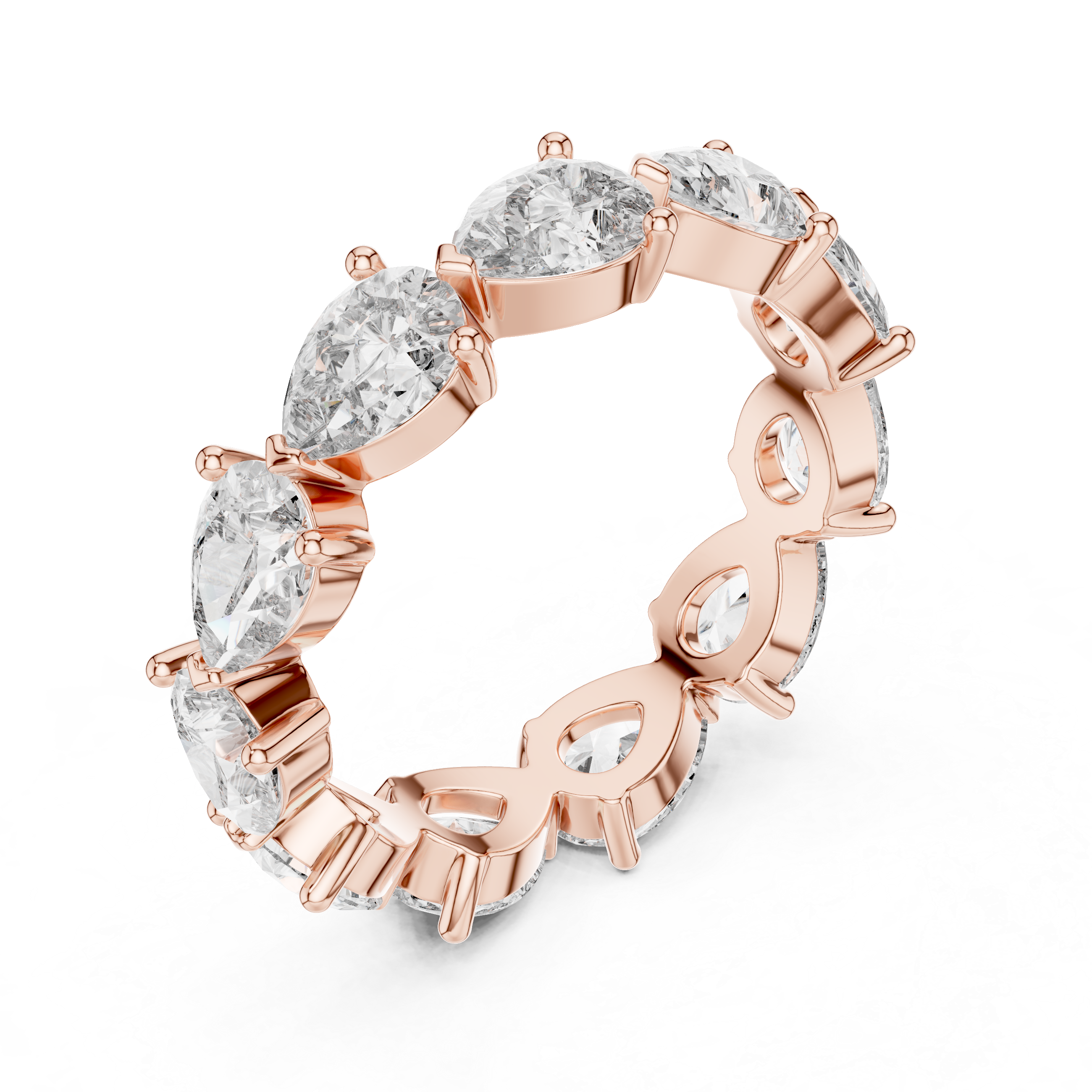 Brilliant Diamond Cluster in Rosegold