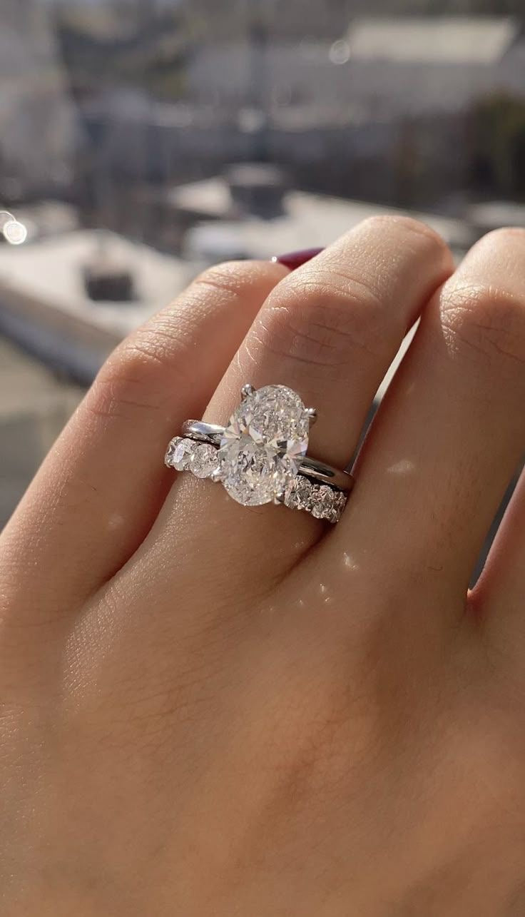 „Georgia“ Eternity Oval Lab grown Diamant Ringe Lab Diamond Labgrownlove Handgefertigt Jetzt einkaufen ovalschliff