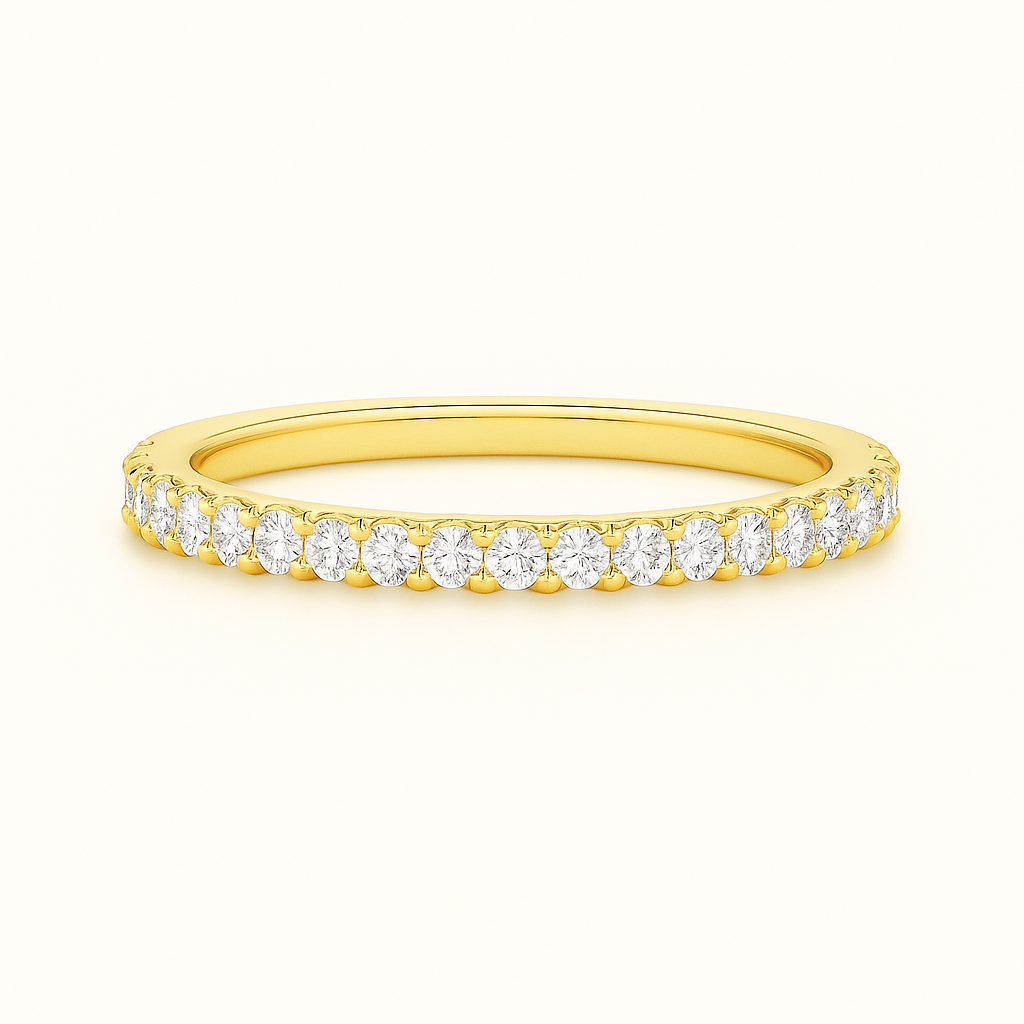 Eloise Verlobungsring | Runde Naturdiamanten in Gold & Platin Ringe Natural Diamond Labgrownlove Handgefertigt