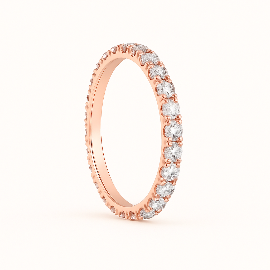Eloise Verlobungsring | Runde Naturdiamanten in Gold & Platin Ringe Natural Diamond Labgrownlove Handgefertigt