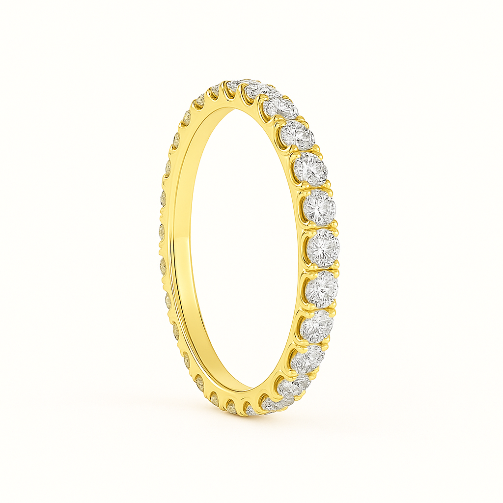 Eloise Verlobungsring | Runde Naturdiamanten in Gold & Platin Ringe Natural Diamond Labgrownlove Handgefertigt