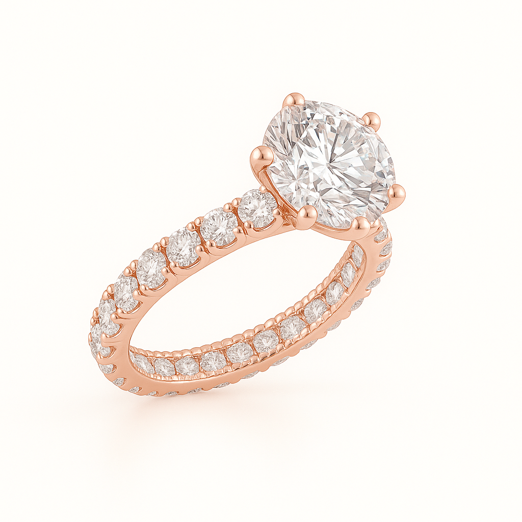„Lizzy“ Eternity Brilliant Lab grown Diamant Ringe Lab Diamond Labgrownlove Handgefertigt Jetzt einkaufen rose gold