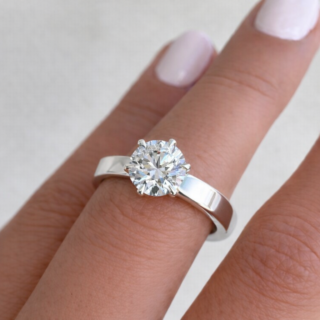 Marcy - Brilliant Rund Solitär Laborgezüchteter Diamant