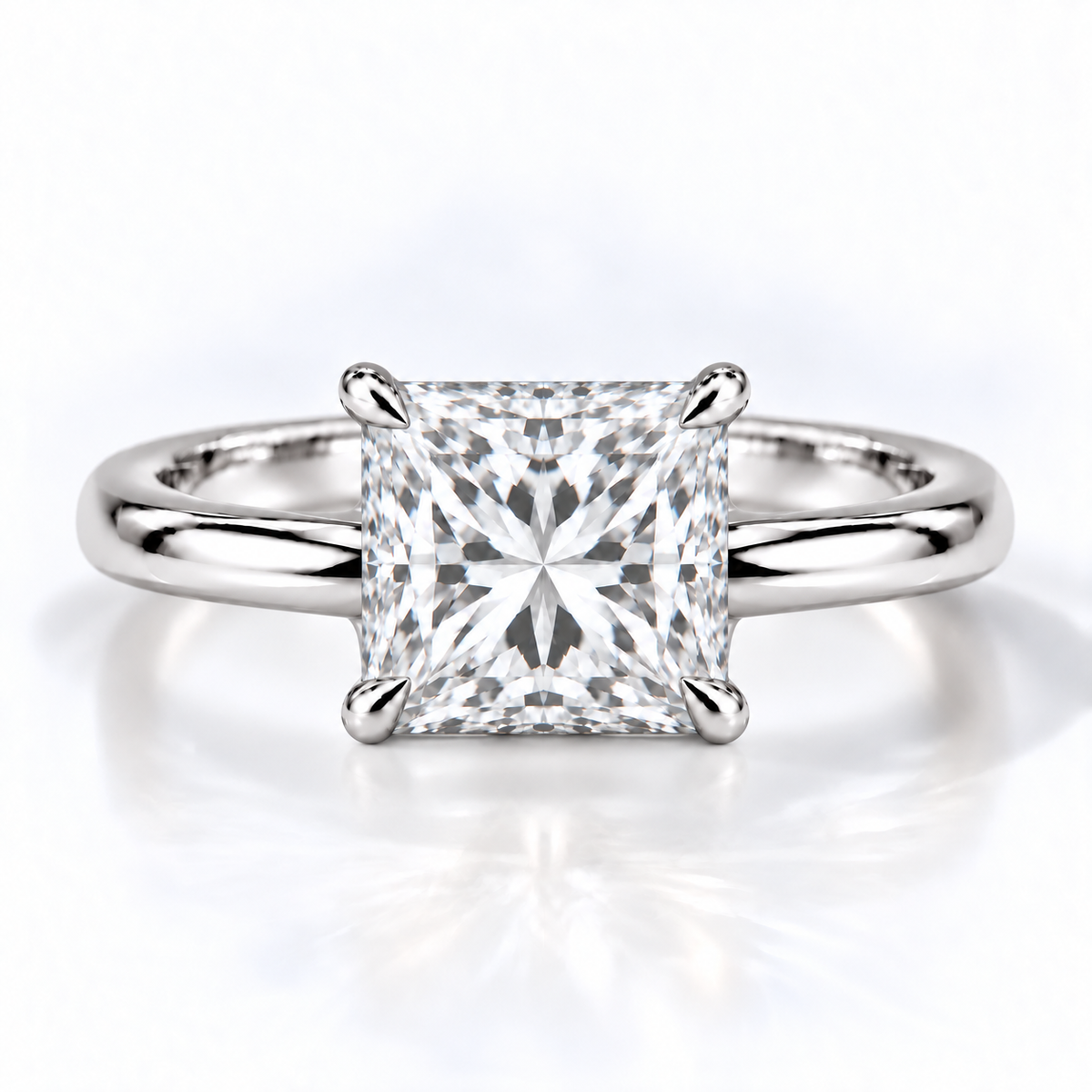 Malina – Princess Cathedral Verlobungsring | Labordiamant